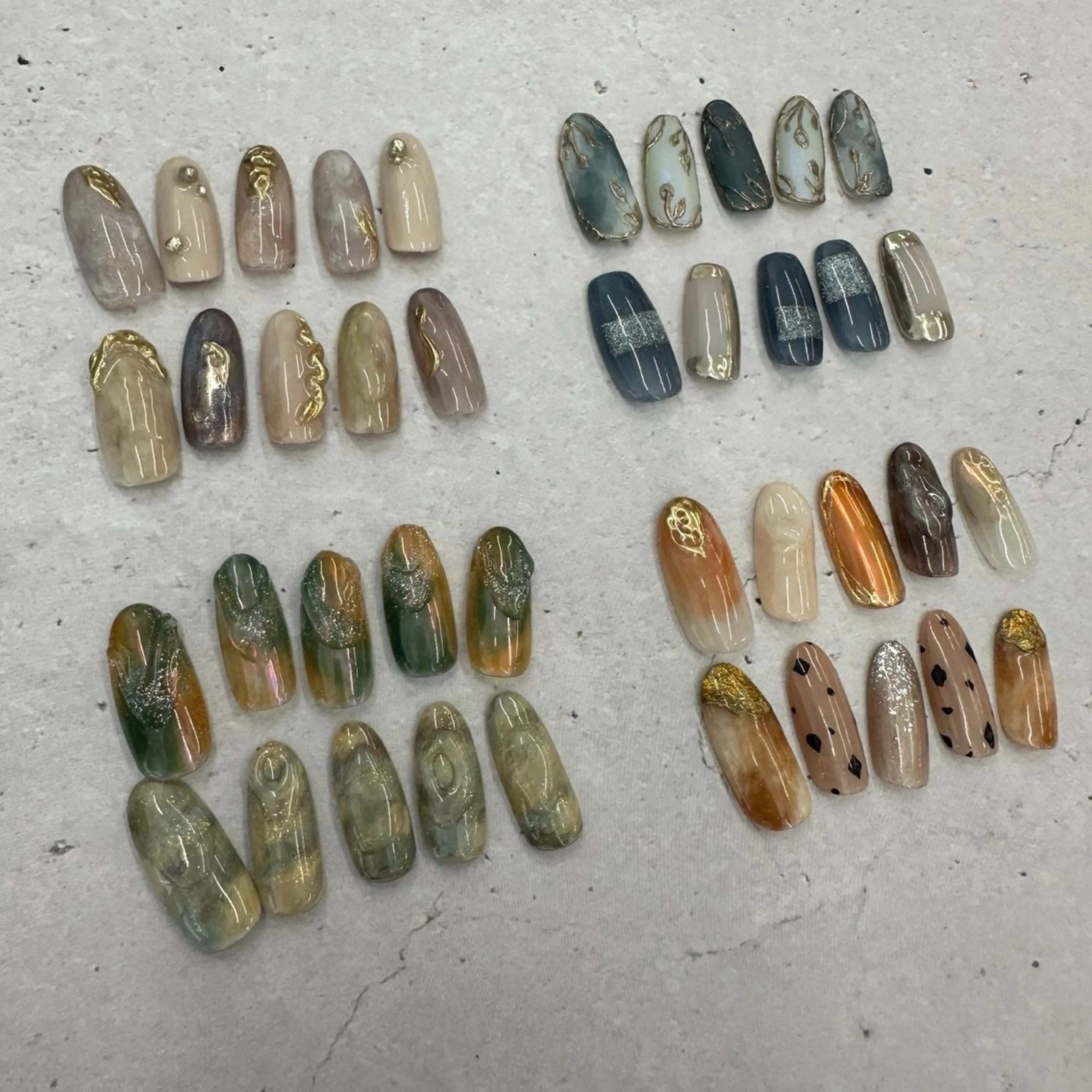 ネイル ⭐︎休業中の練習⭐︎ JNA認定講師髙橋のネイルデザイン