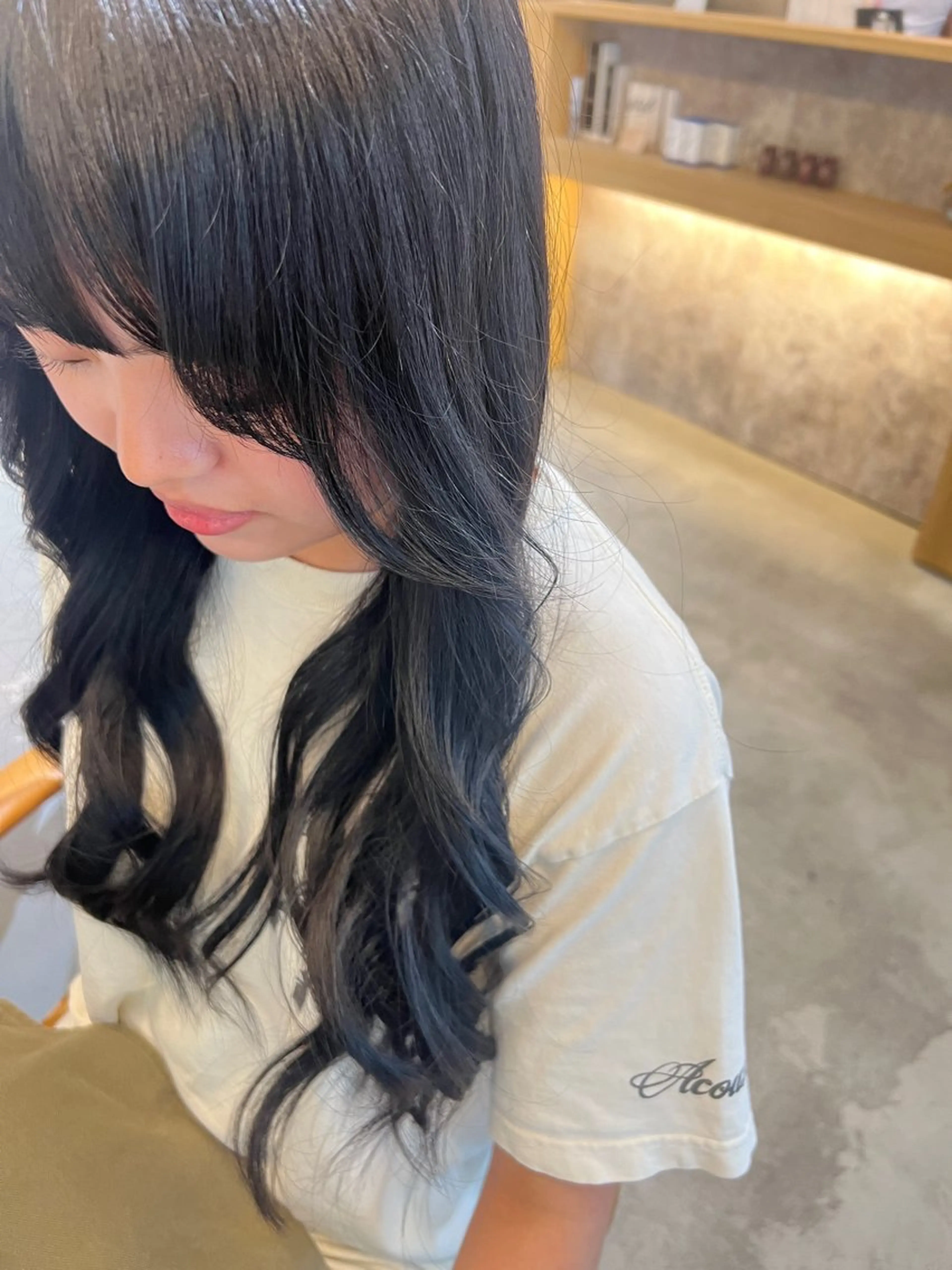 ロング カット ヘアカラー 似合わせ🌿 AYAKAのヘアスタイル