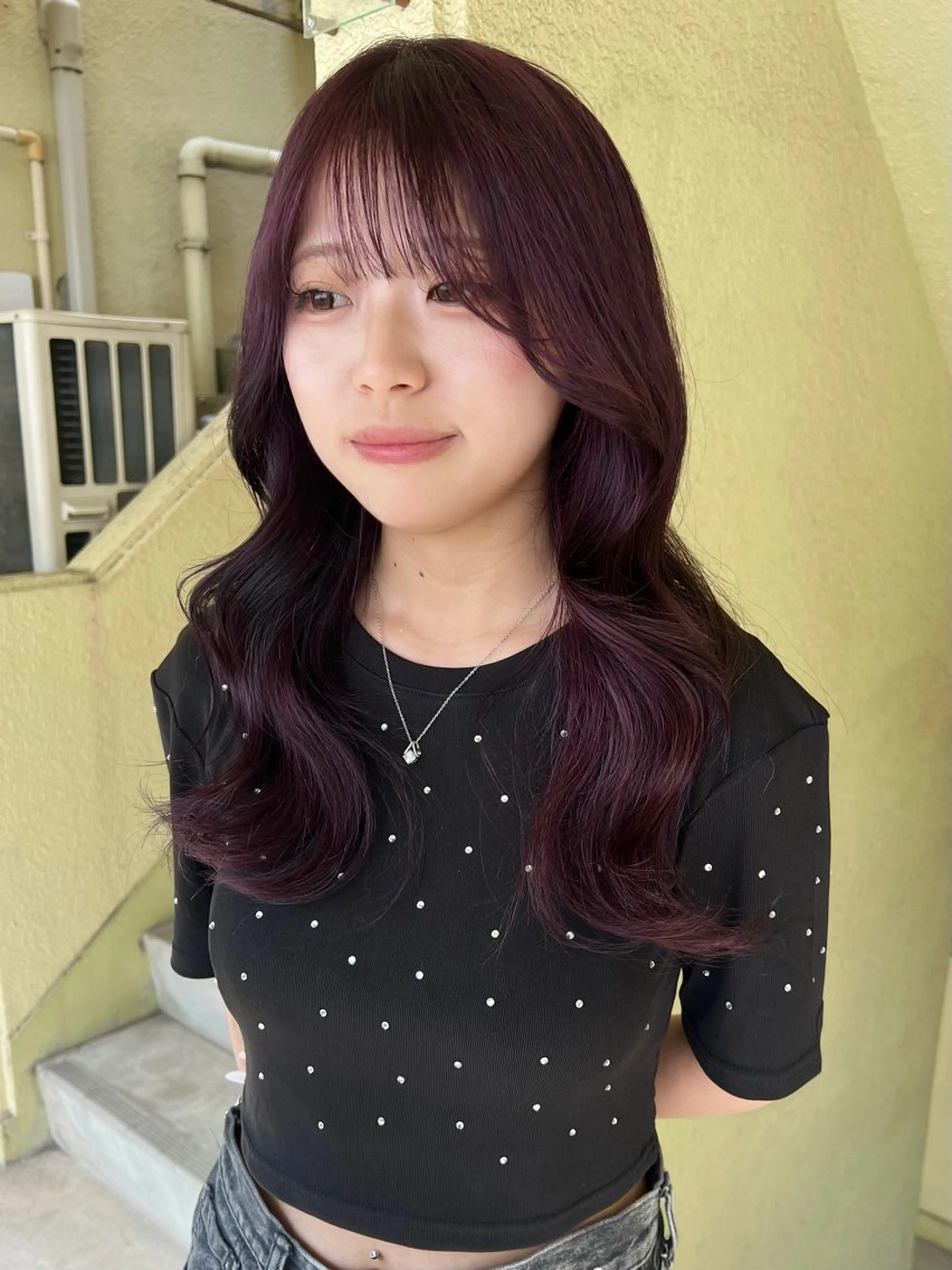 ロング カラー 透明感カラー カット ヘアカラー レイヤーカット/暖色 カラー/mao🎀のヘアスタイル