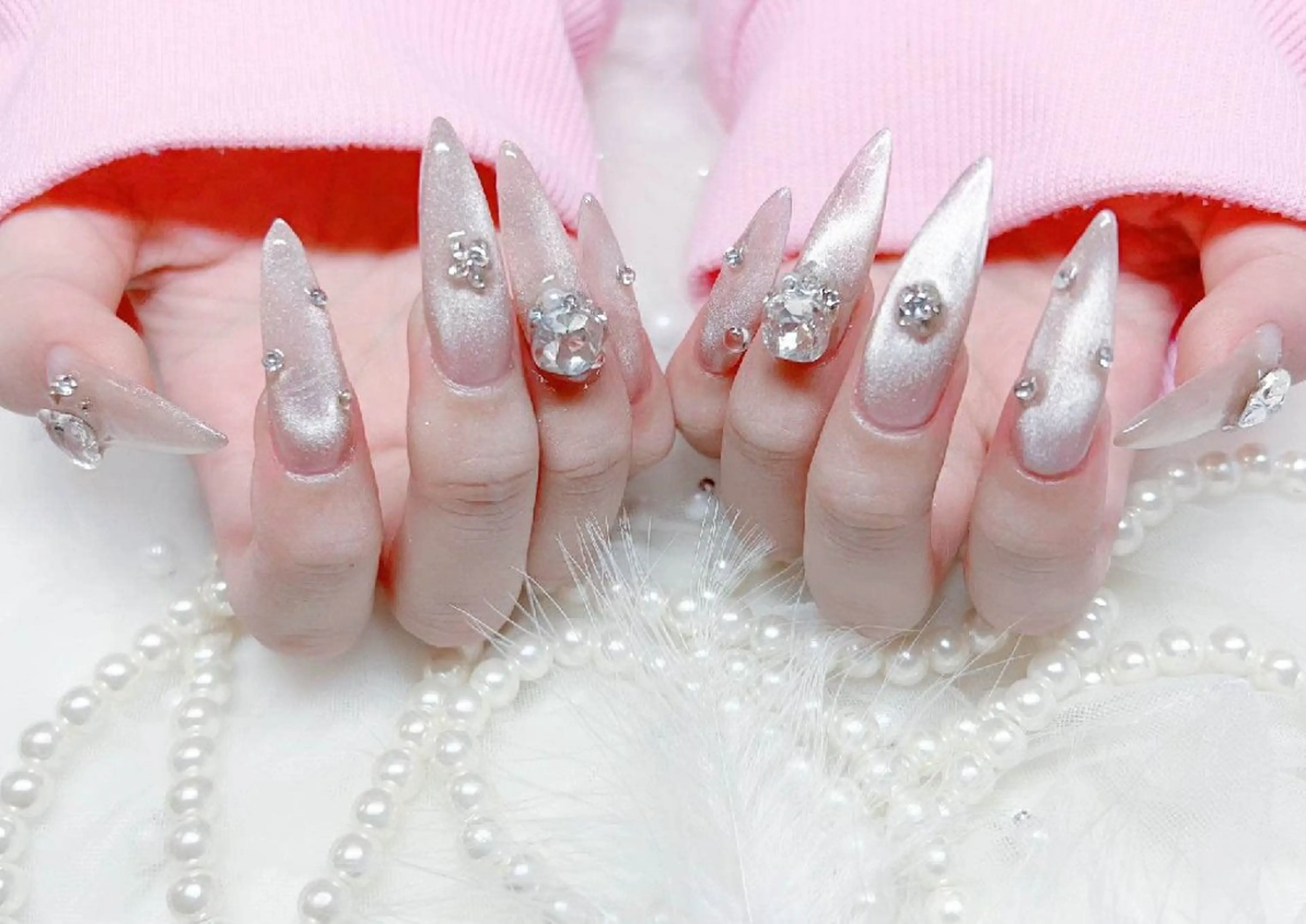 【チップNO.2】🌸ミラー/マグネット/オロラミラー9500¥➡️8000¥🌸ソフトジェルオフ無料、新規➖500円の写真