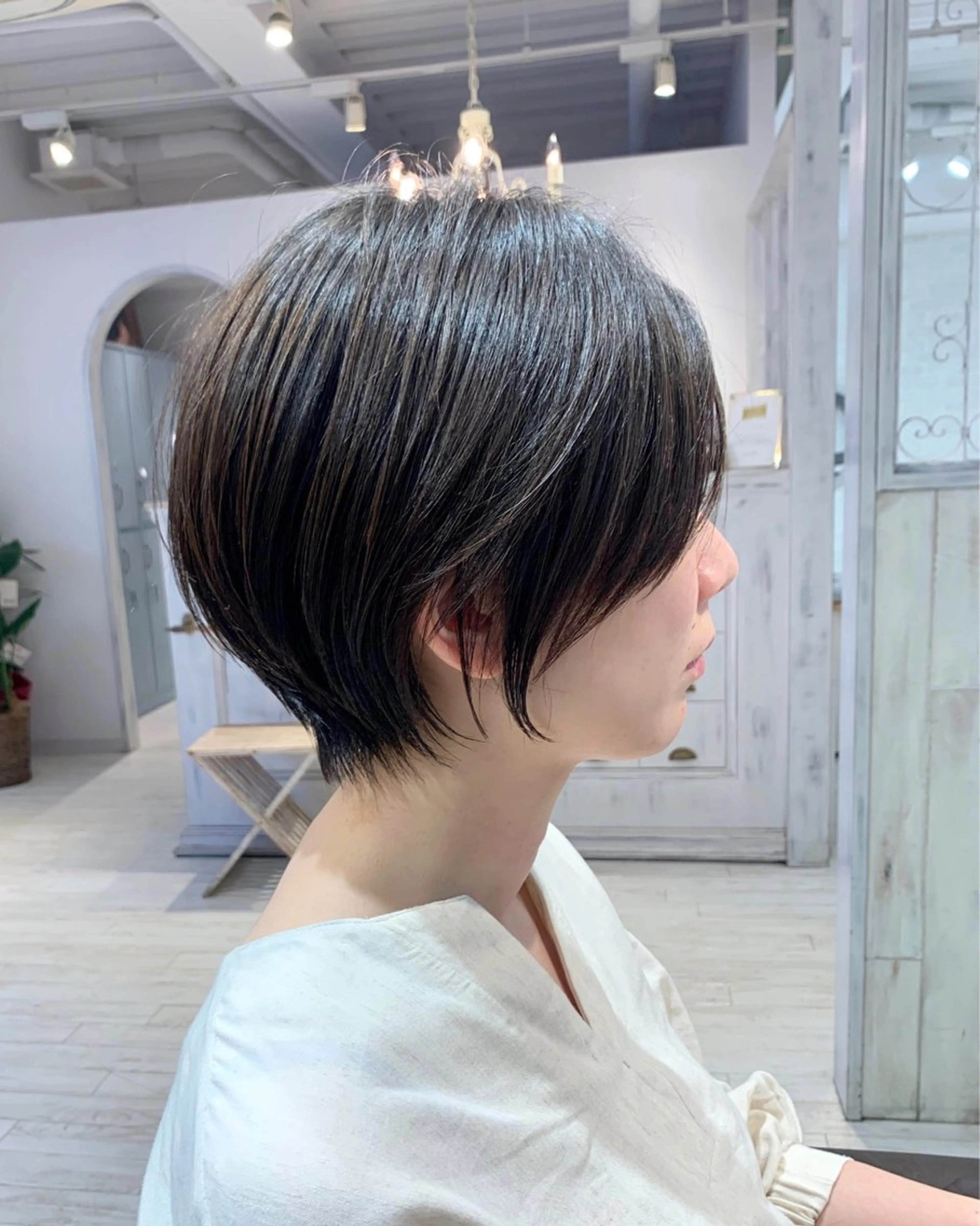 ショート カット 縮毛矯正/ショート/ レイヤー/畑中正敏のヘアスタイル