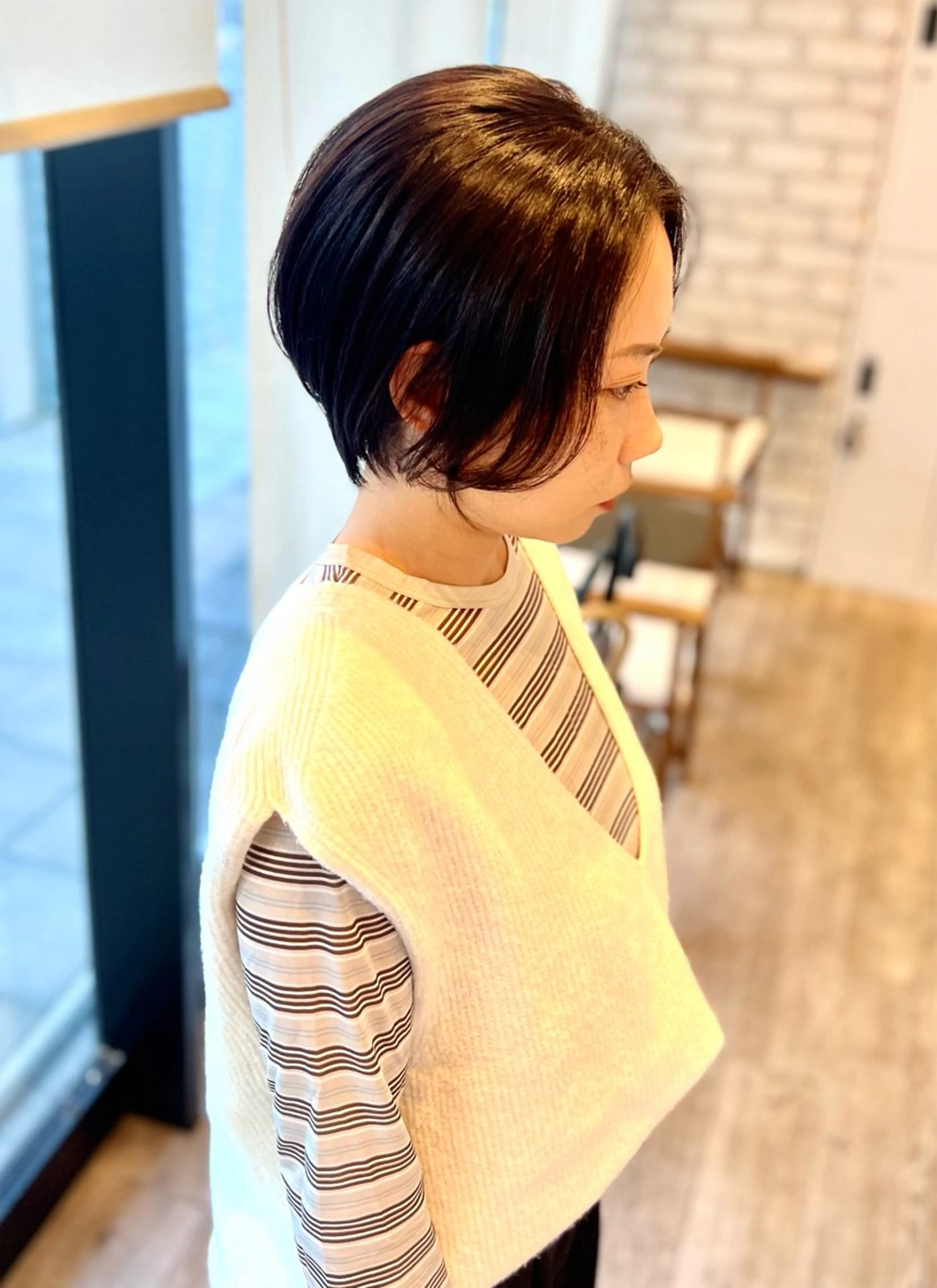 ショート カラー Realme  京都四条烏丸ドゥエby  yk所属・脱・パサつき髪 /髪質改善　小塚耀介のヘアスタイル