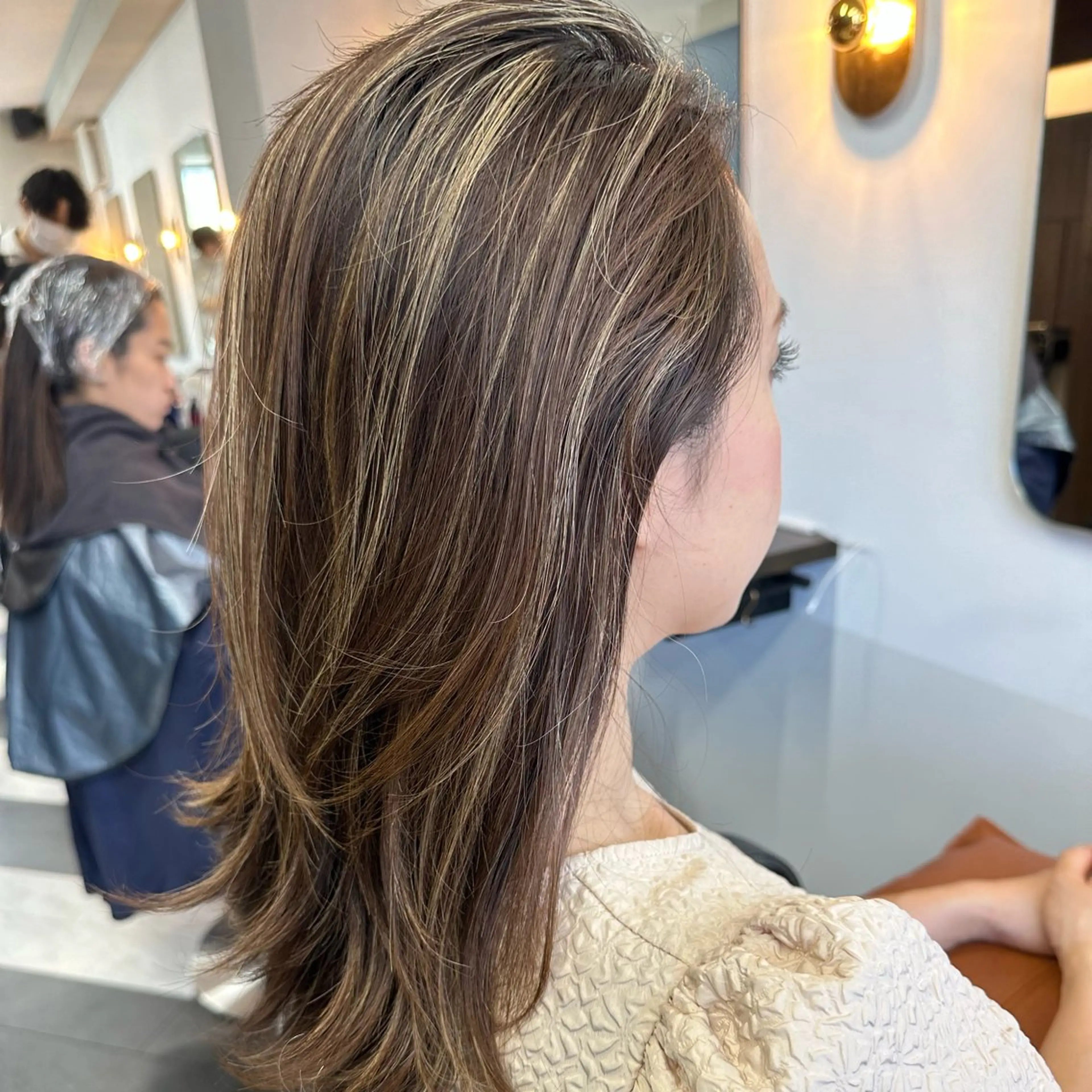 ミディアム カラー 守屋 寿哉のヘアスタイル