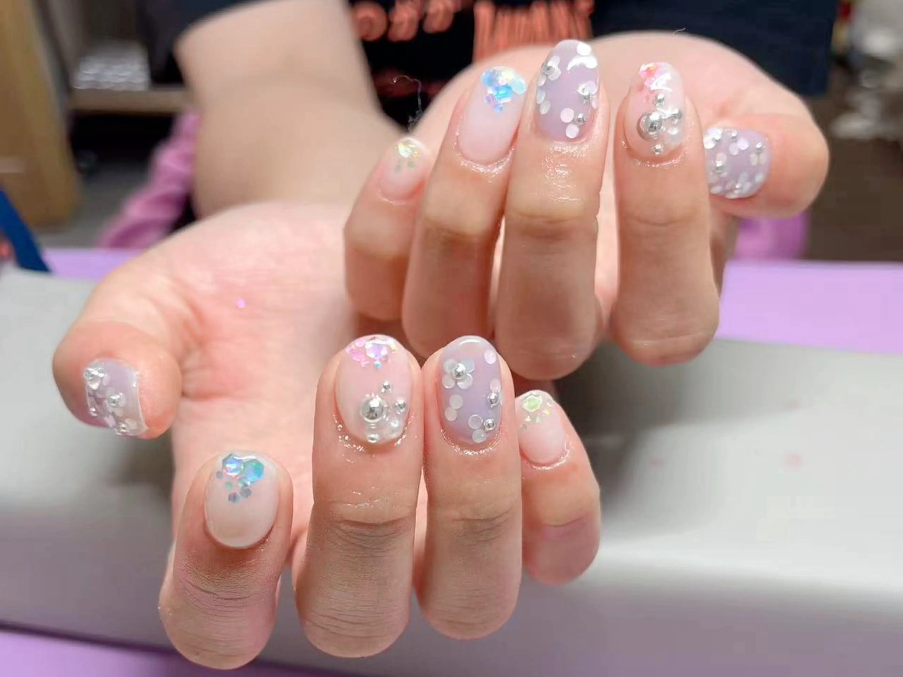 ネイル ハンドネイル ハンドケア 💜MIYA nail鶴見店のネイルデザイン