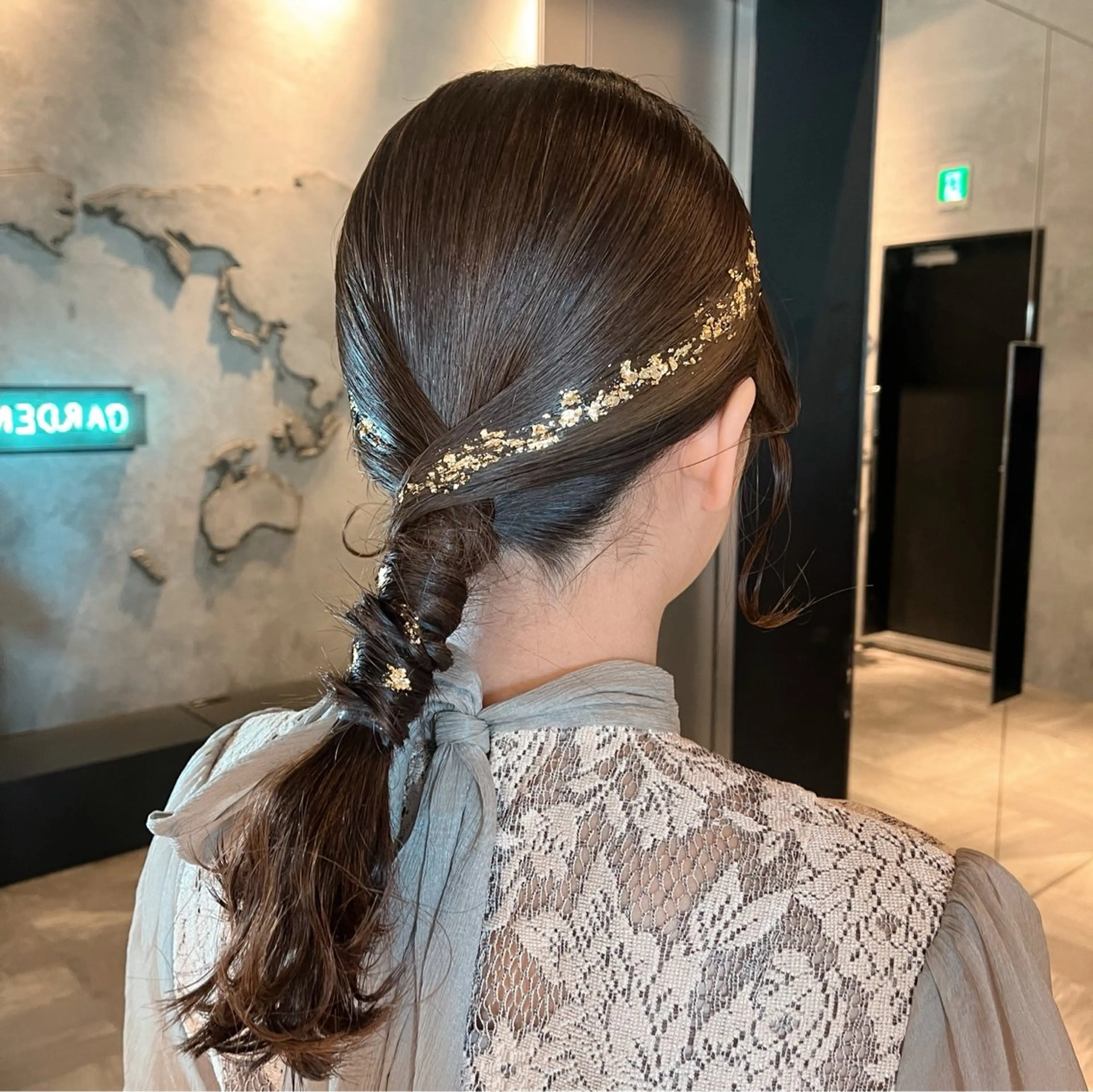 ミディアム カラー ヘアアレンジ ヘアセット 🌱ボブ/レイヤー/ ベージュ/あやみ✨のヘアスタイル