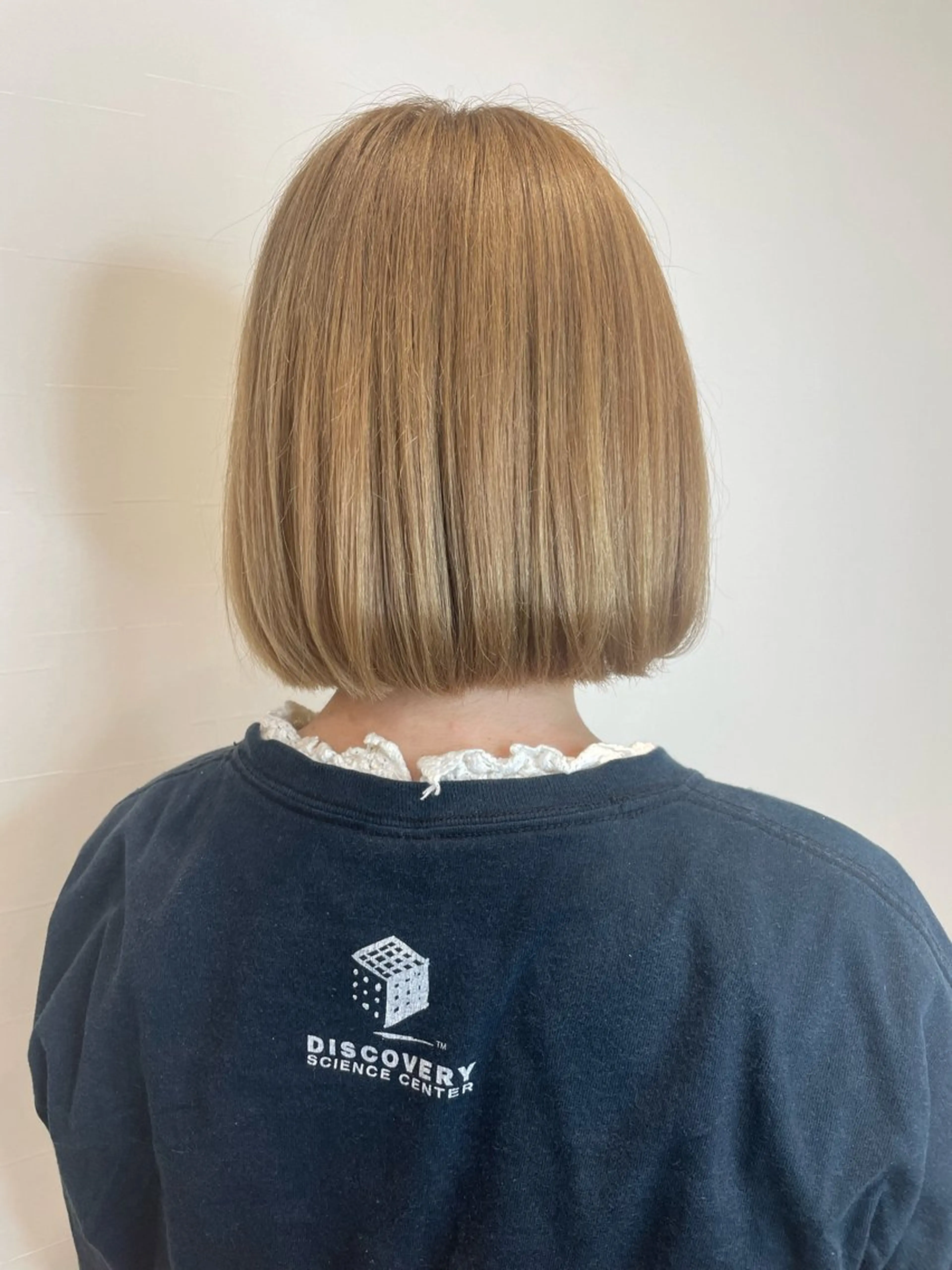 ショート カラー ベージュカラー ブリーチ ミルクティーベージュ 薬院浄水通/ショート /ボブ/rukaのヘアスタイル