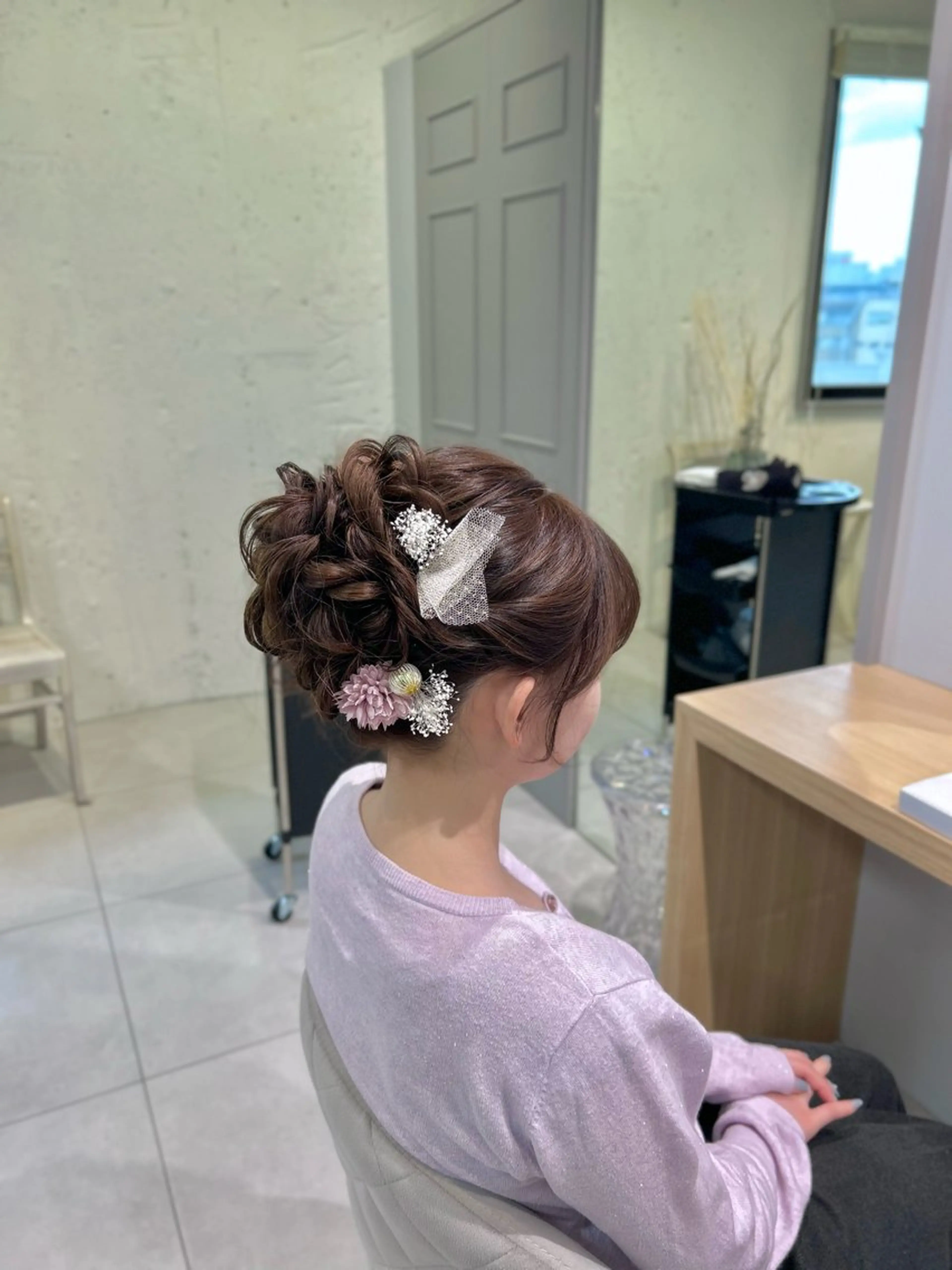 【成人式の前撮りヘアアレンジ】🌸の写真