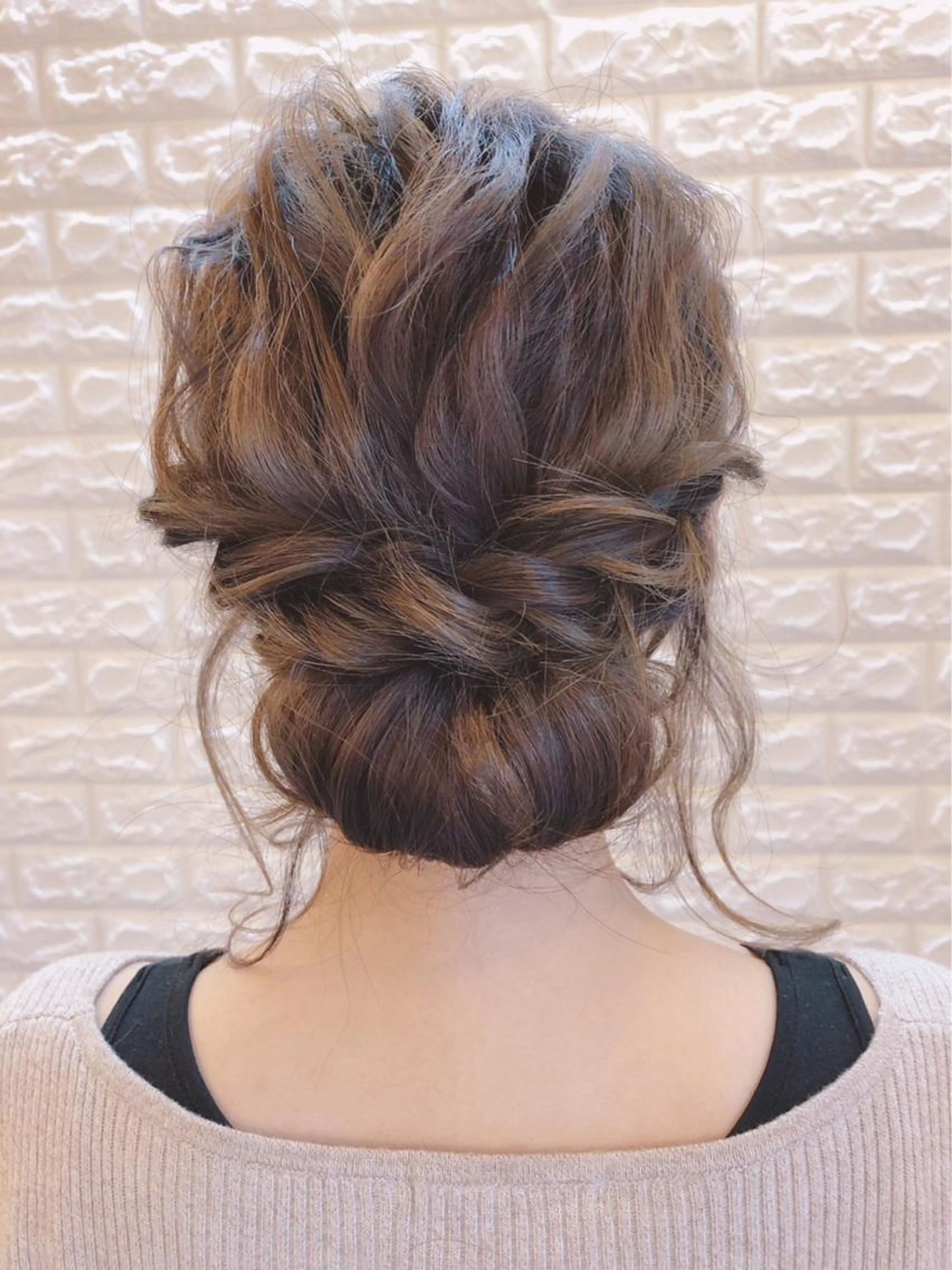 卒業式 ヘアセットの写真