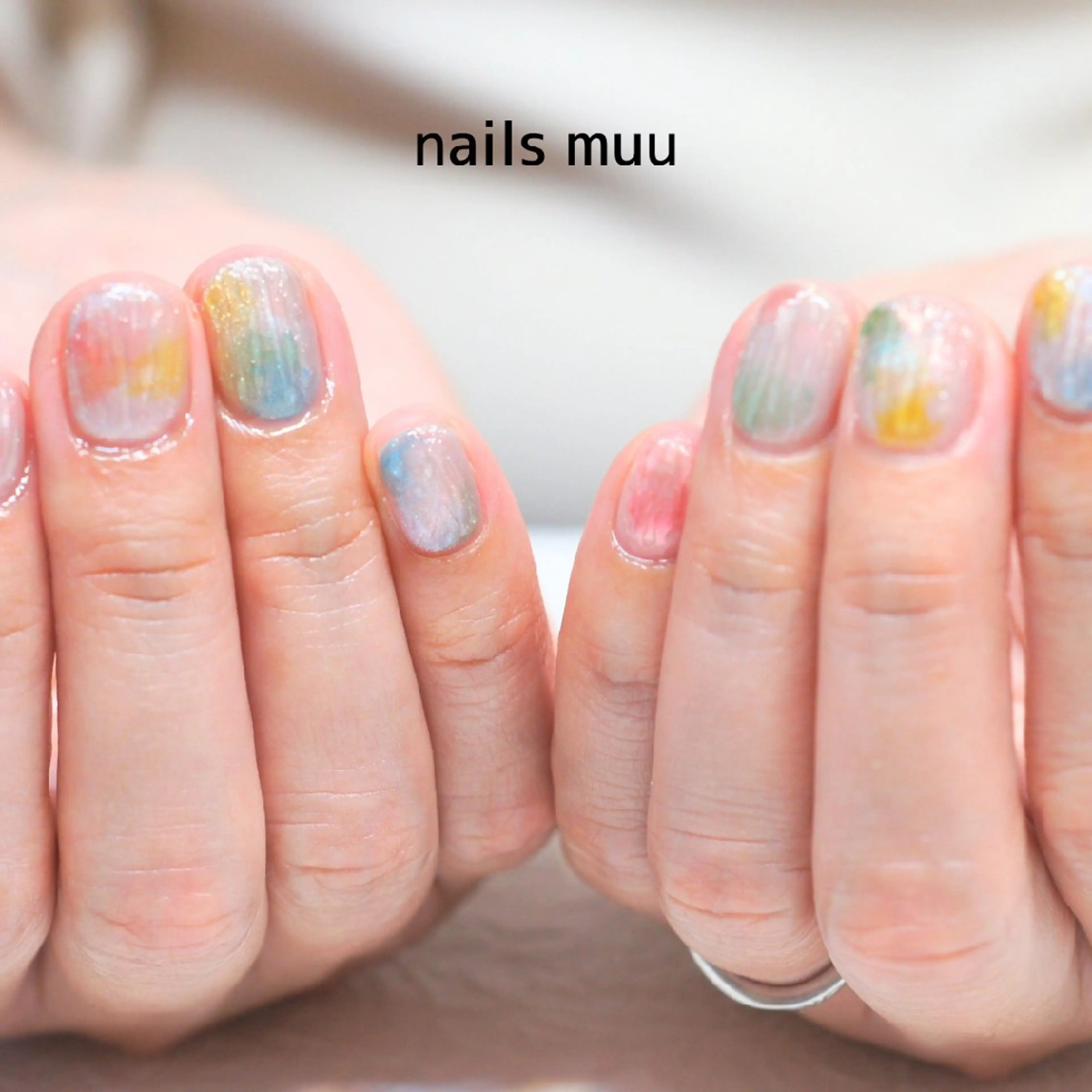 ネイル ショートネイル ハンドネイル nails muu まゆのネイルデザイン