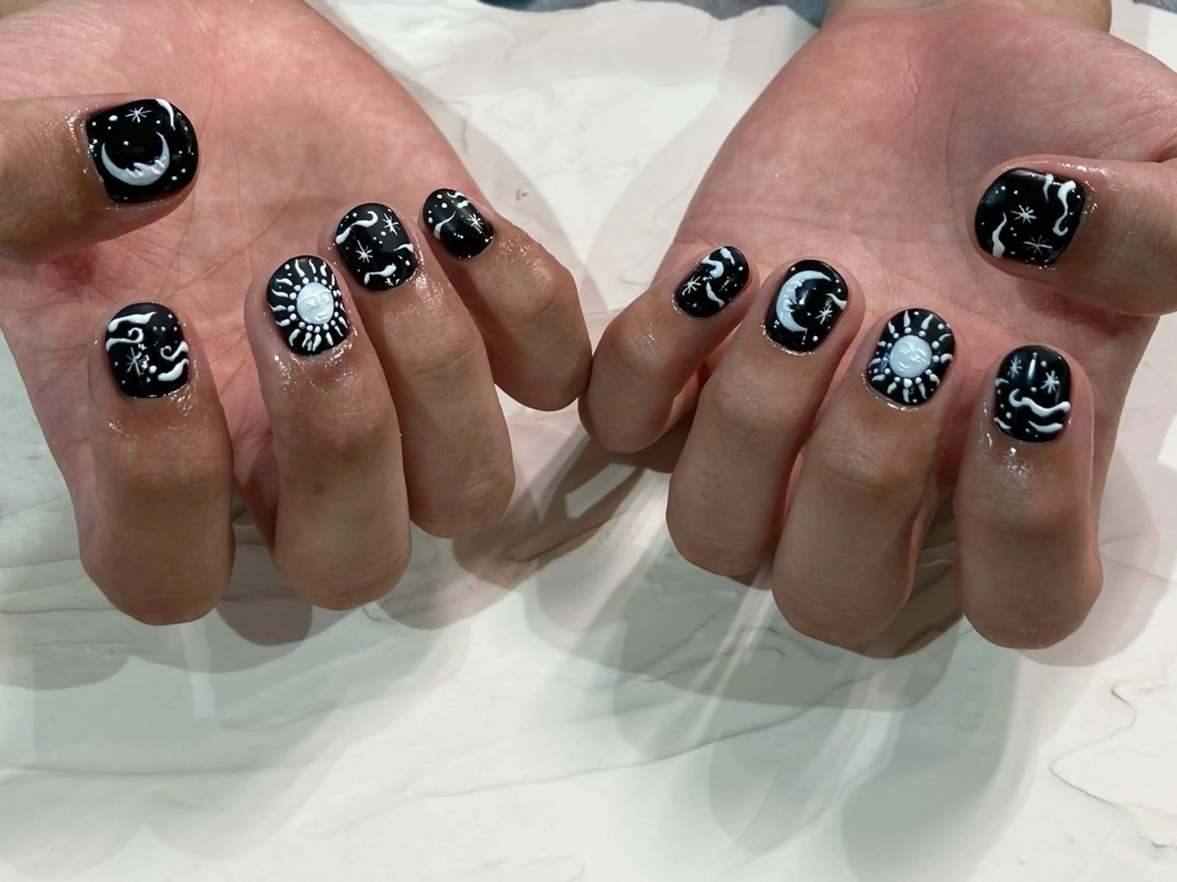 ネイル アートネイル ハンドネイル 【Bright】 Rieのネイルデザイン