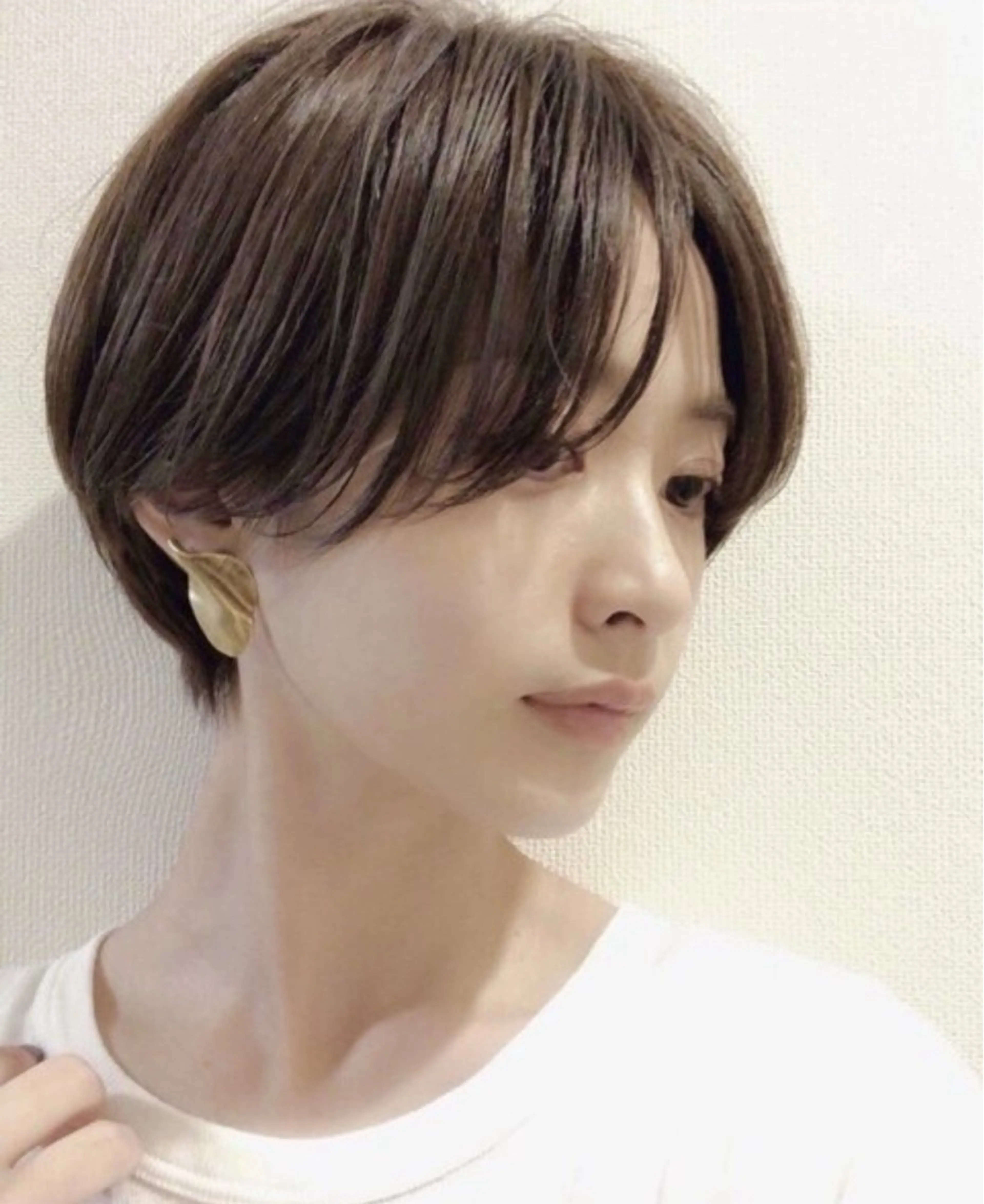 ショート ボブ ショートヘア 似合わせカット‪// 鶴我万唯華のヘアスタイル