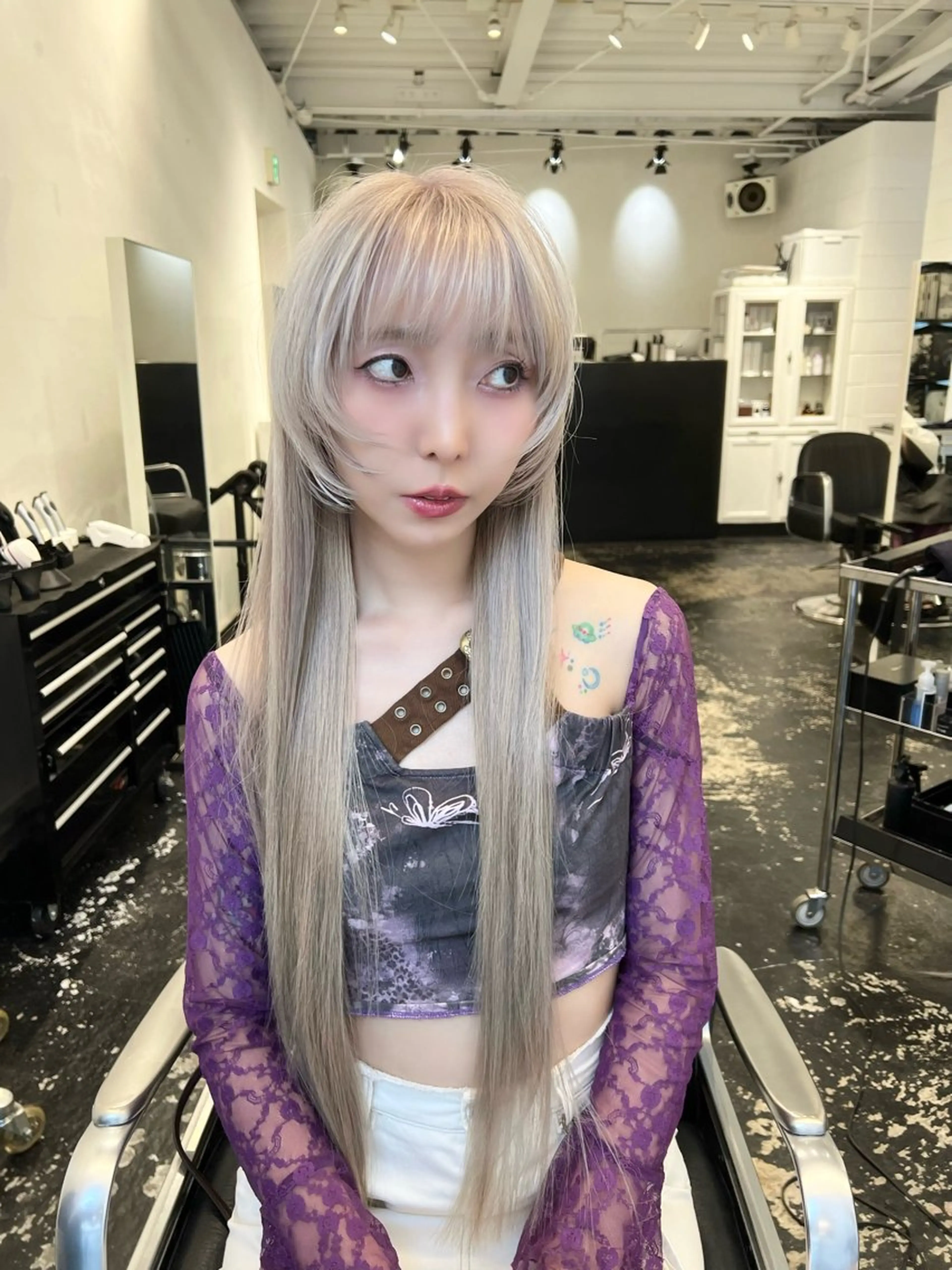 セミロング カラー カット ヘアカラー トリートメント HARU//原宿🤍 リピート率NO.1のヘアスタイル