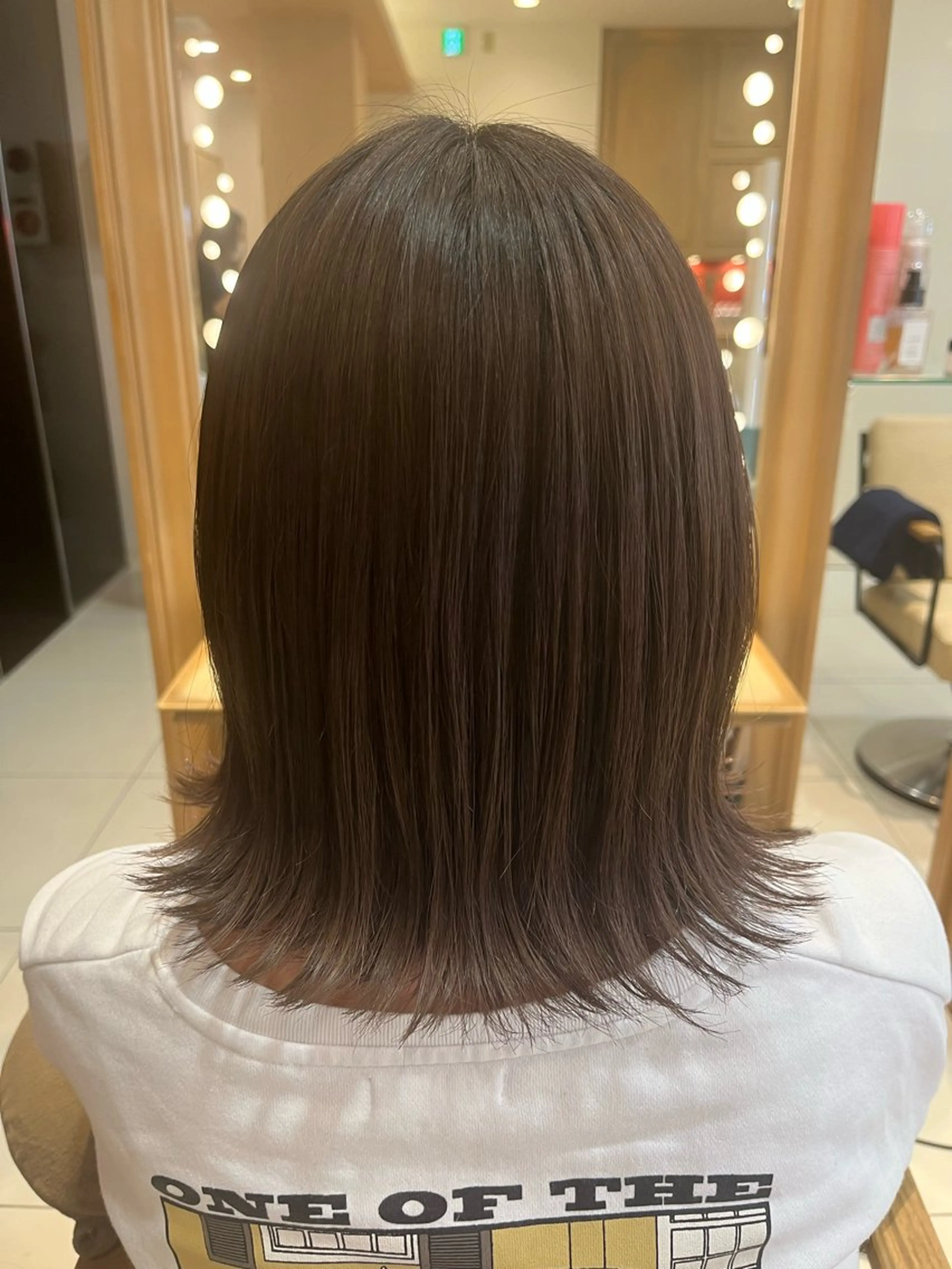 ミディアム カラー なつな/ 透明感カラーのヘアスタイル