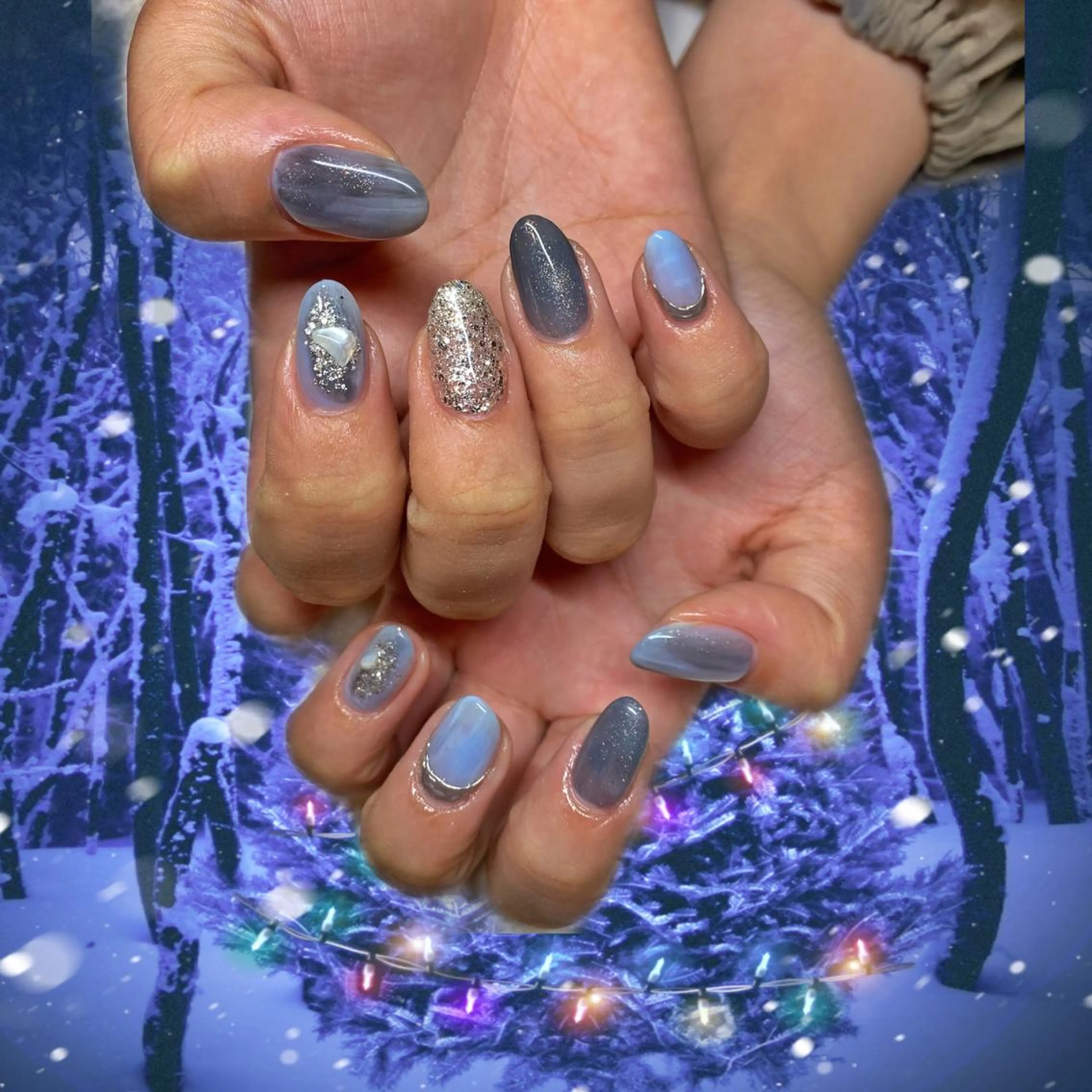 ネイル ハンドネイル NORA nail UMEDAのネイルデザイン