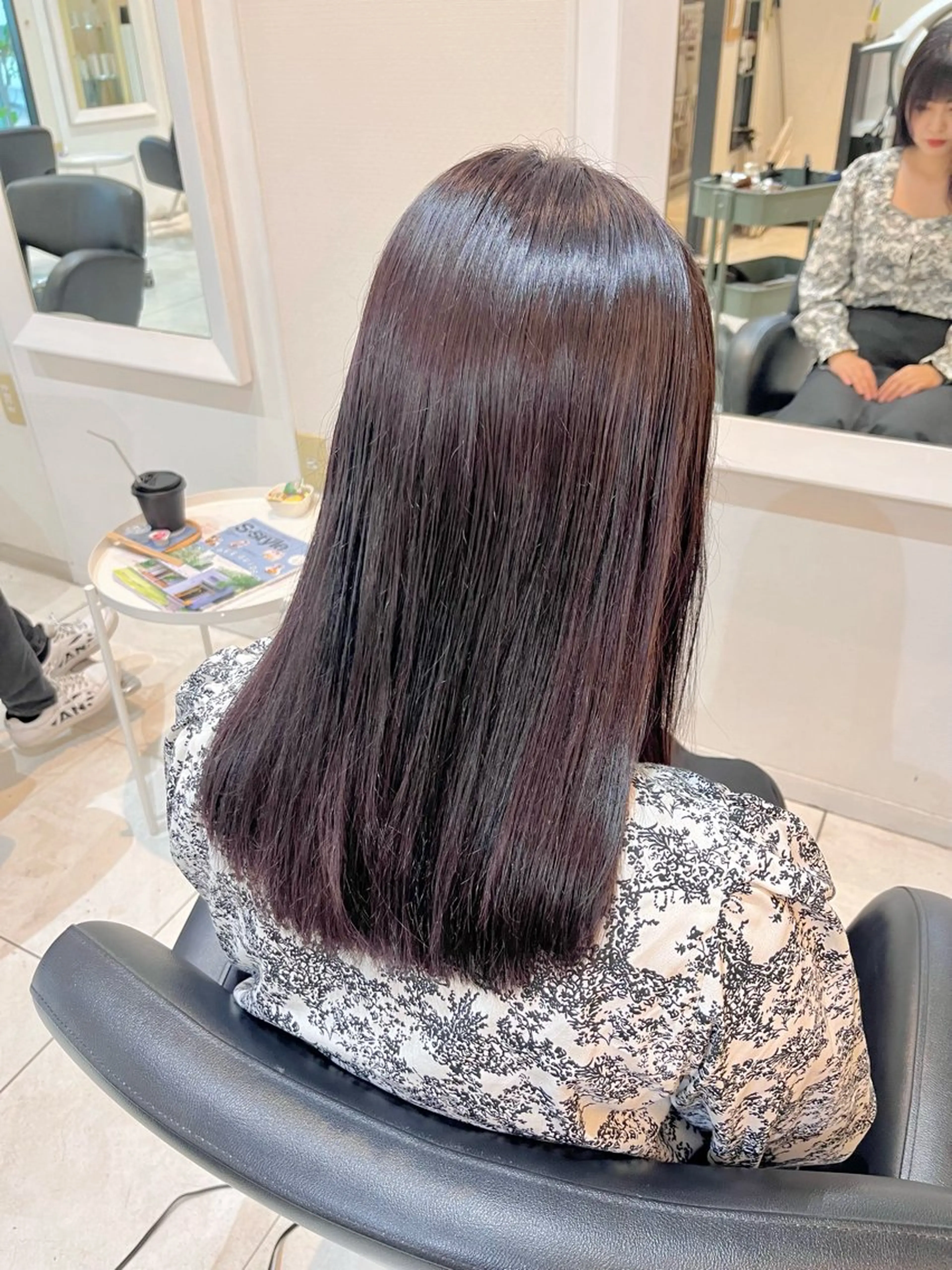 【1日で艶髪へ⟡.·】カット+縮毛矯正+ケアカラー🌟の写真