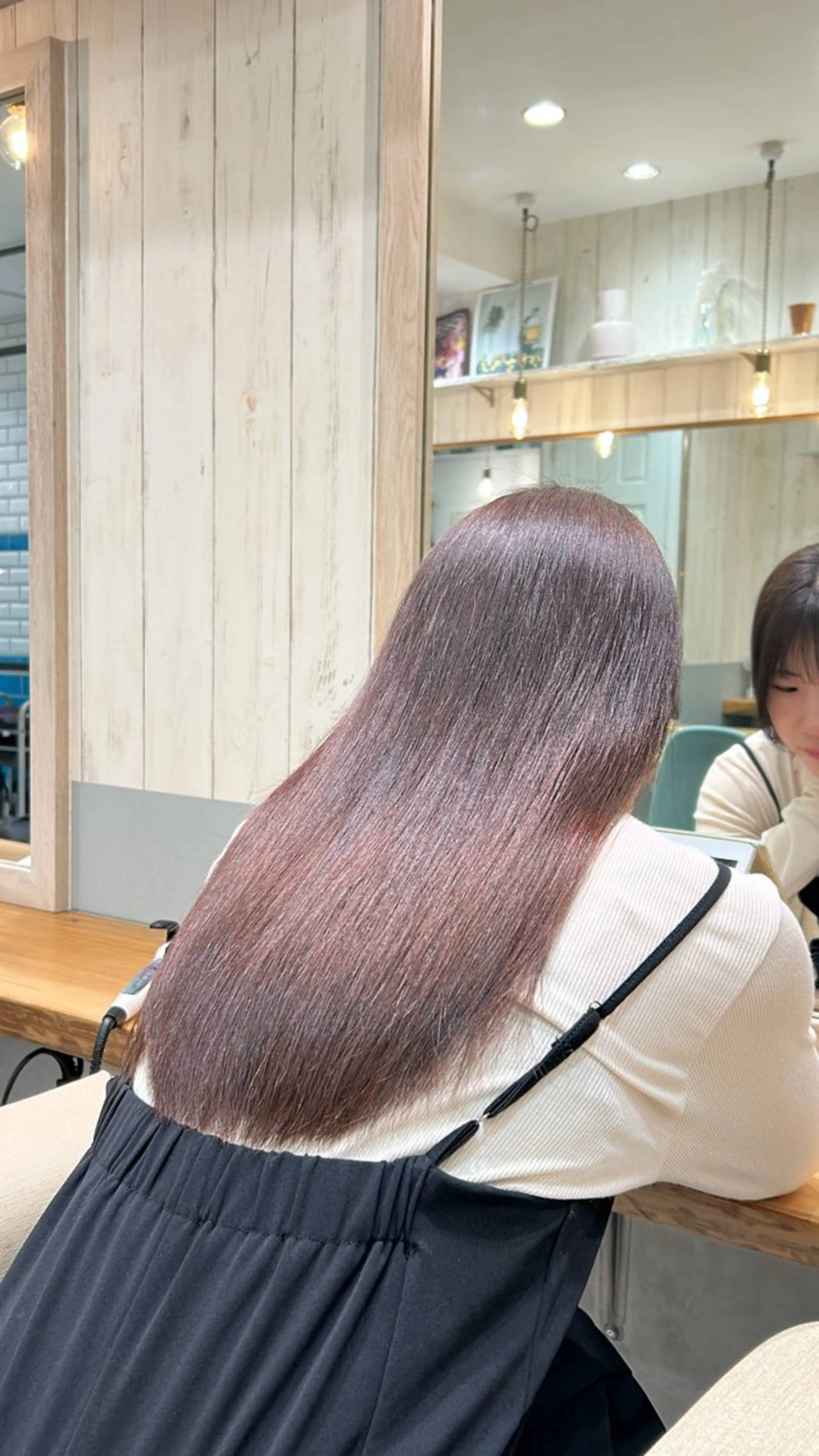 ロング ボブ/レイヤーボブ/ 髪質改善/梶川 夏季のヘアスタイル