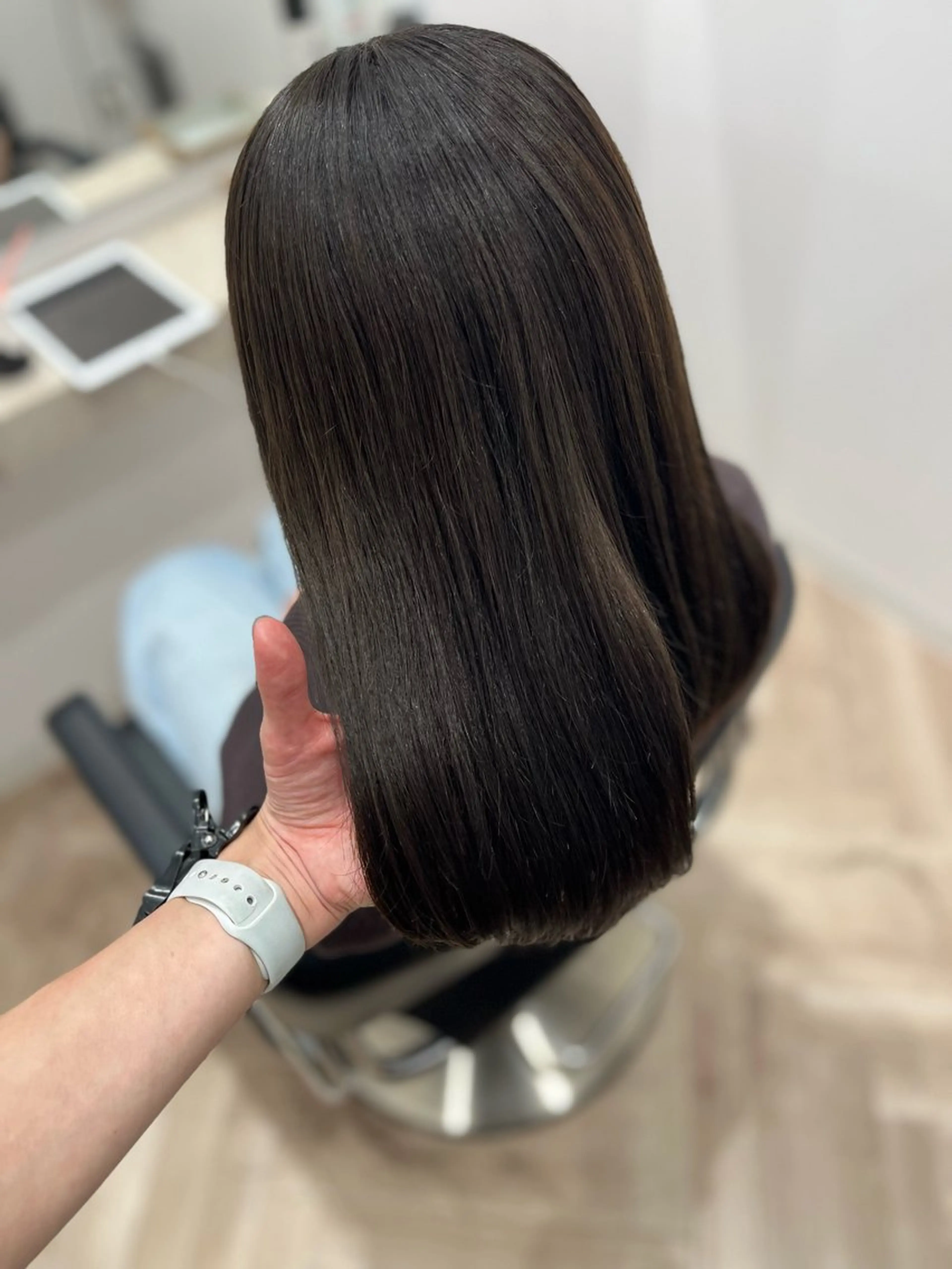 ミディアム カラー ブラウンカラー カット ヘアカラー トリートメント 🫧ぷる艶カラー🫧 Yuubi🦩のヘアスタイル