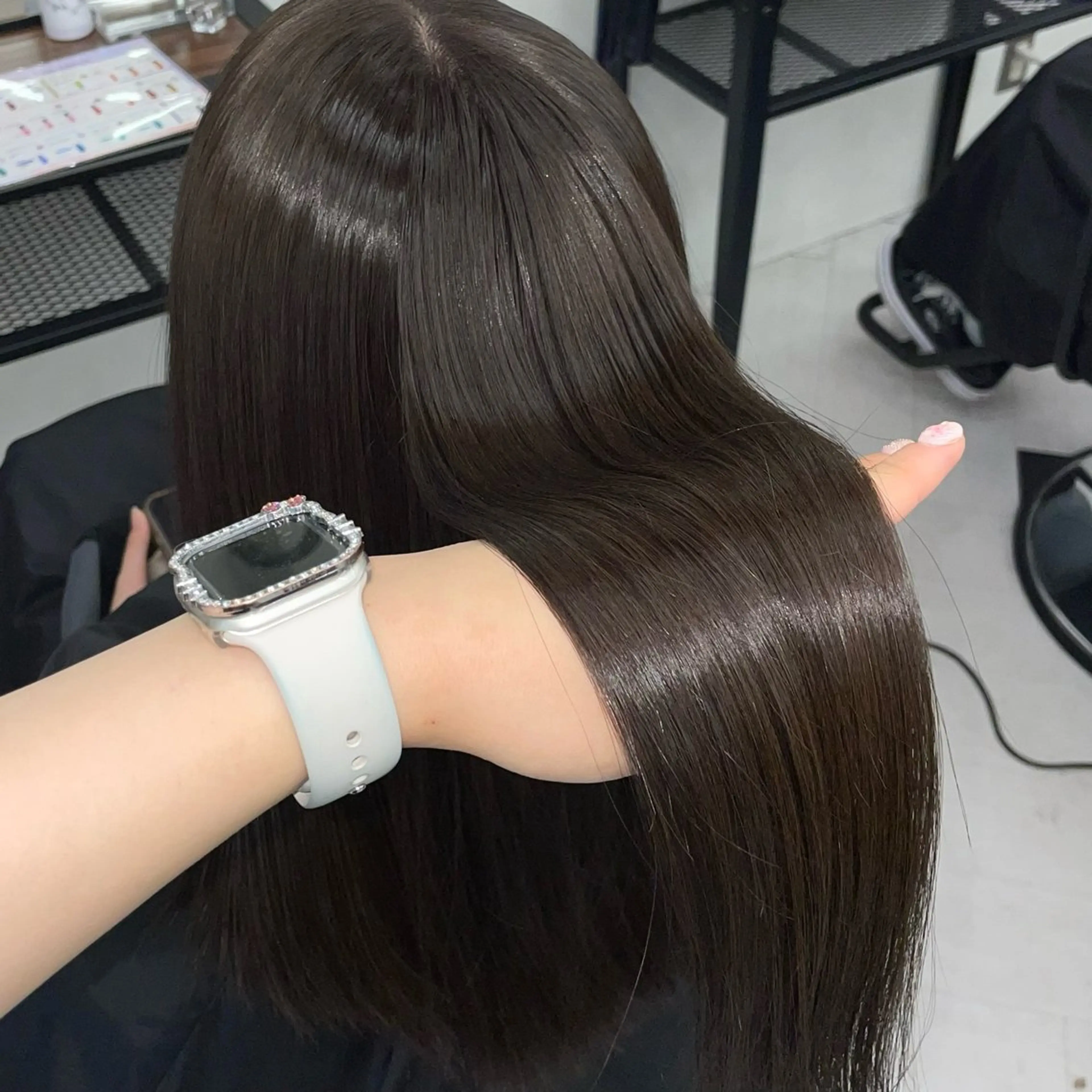 ロング カラー ヘアカラー ななみ.⋆𝜗𝜚 艶カラー/まつパのヘアスタイル