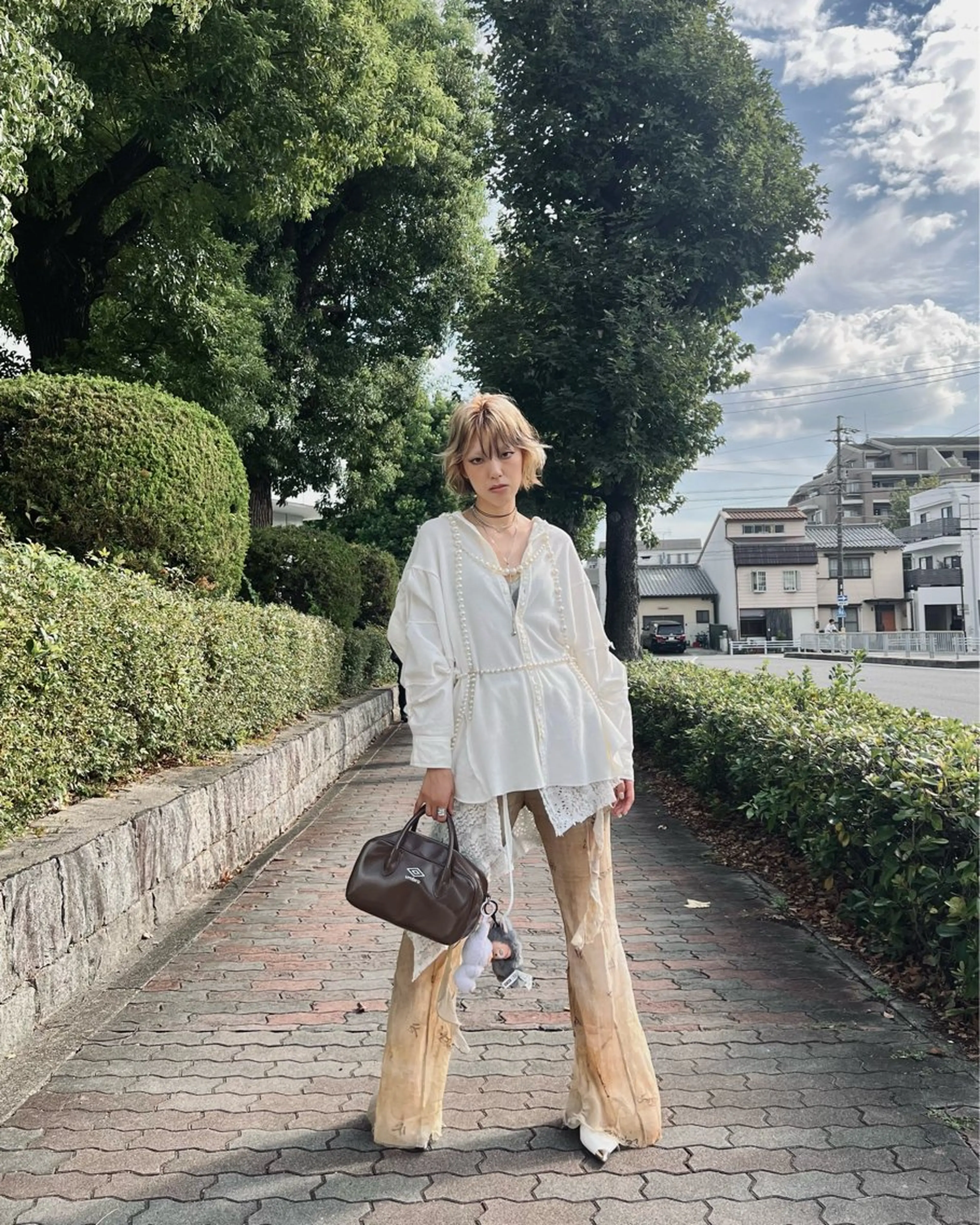 ミディアム カラー メンズ デザインカラー ボブ カット ヘアカラー メンズ🔥 撮影モデル募集のヘアスタイル