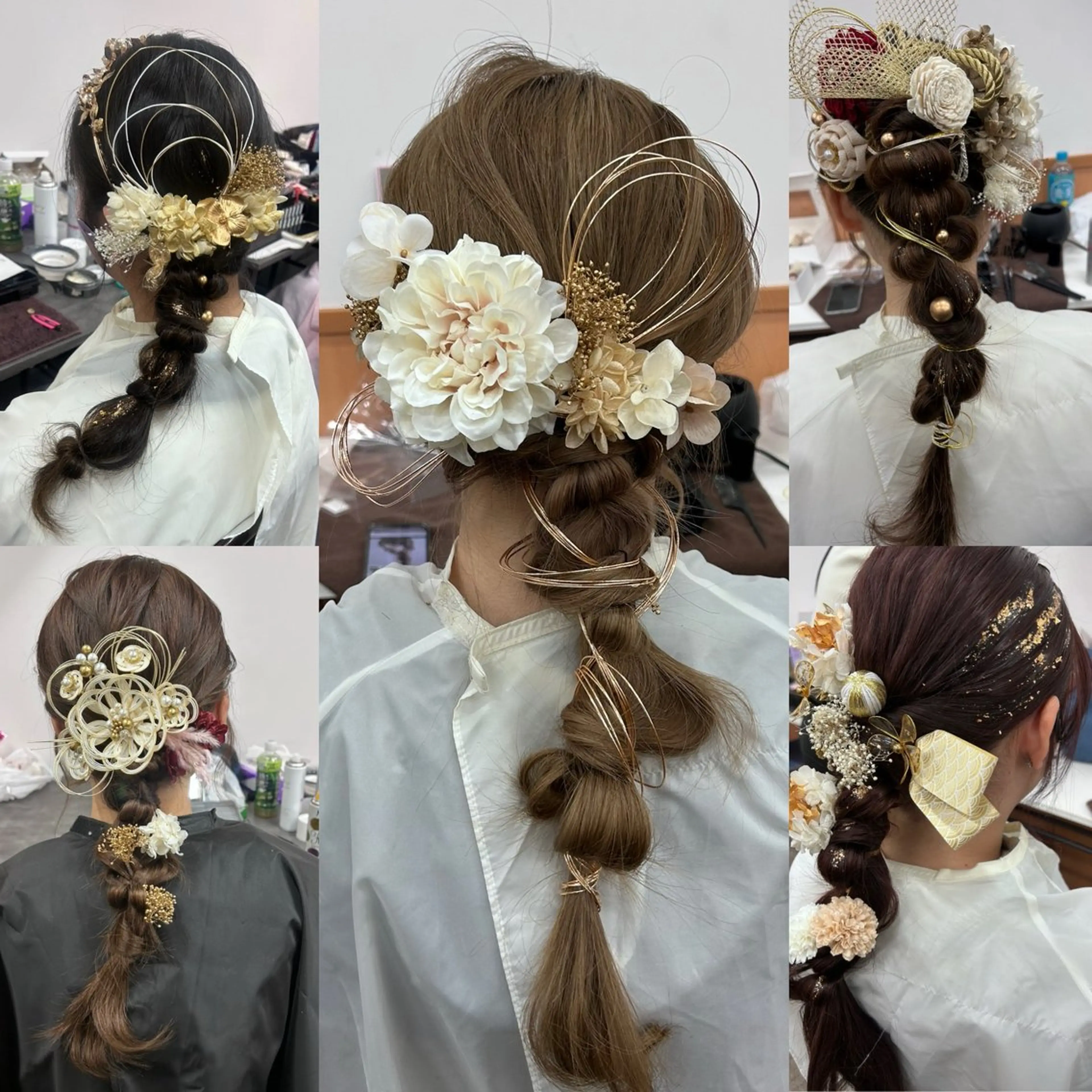 ロング ヘアアレンジ ケアカラー ハイライト 髪質改善 レイヤーカット 縮毛矯正 ヘアセット newi赤羽 ✂️KEN✂️のヘアスタイル