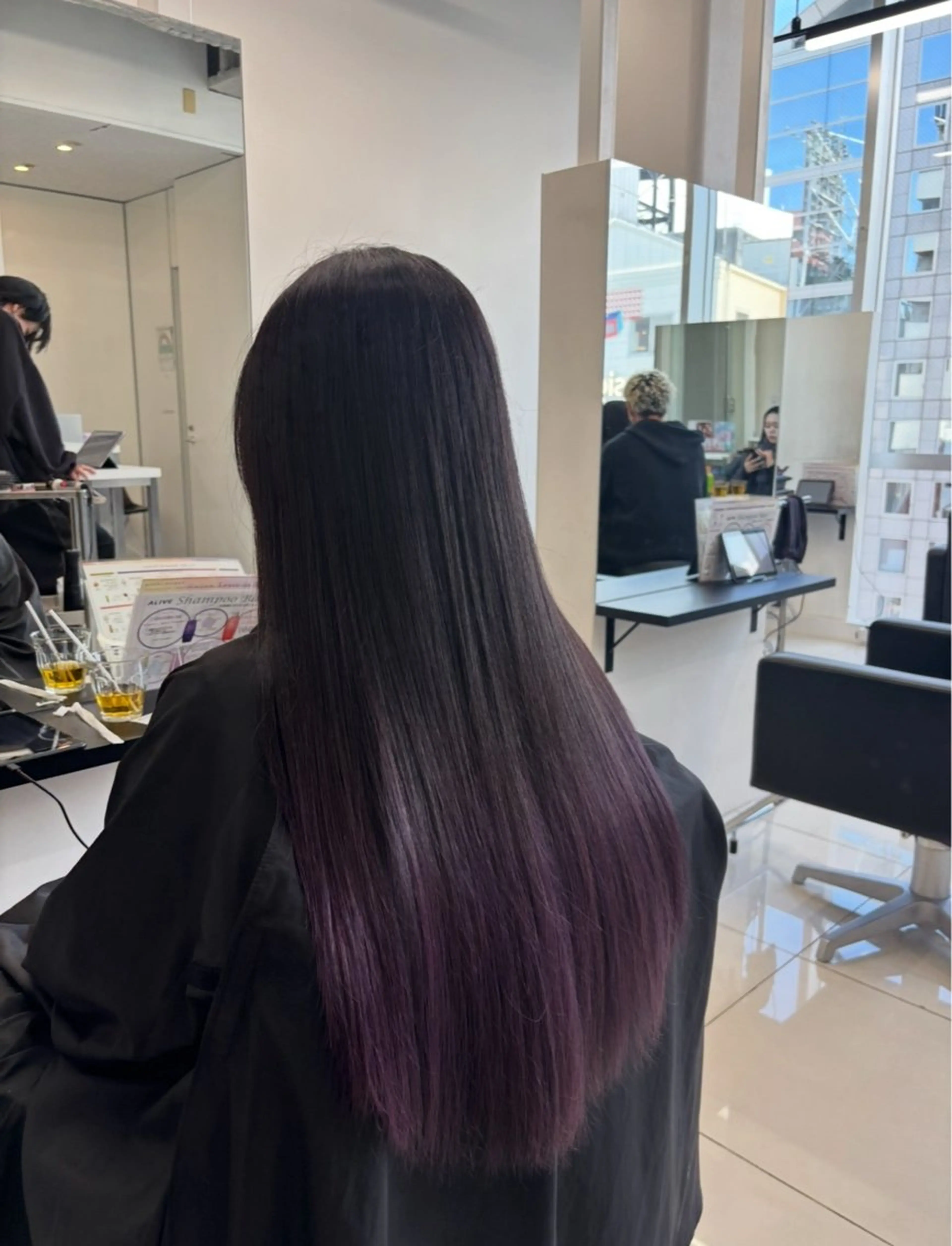 ミディアム カラー グラデーションカラー ヘアカラー トリートメント ⭐️無料！カット モデル募集⭐️夕貴のヘアスタイル