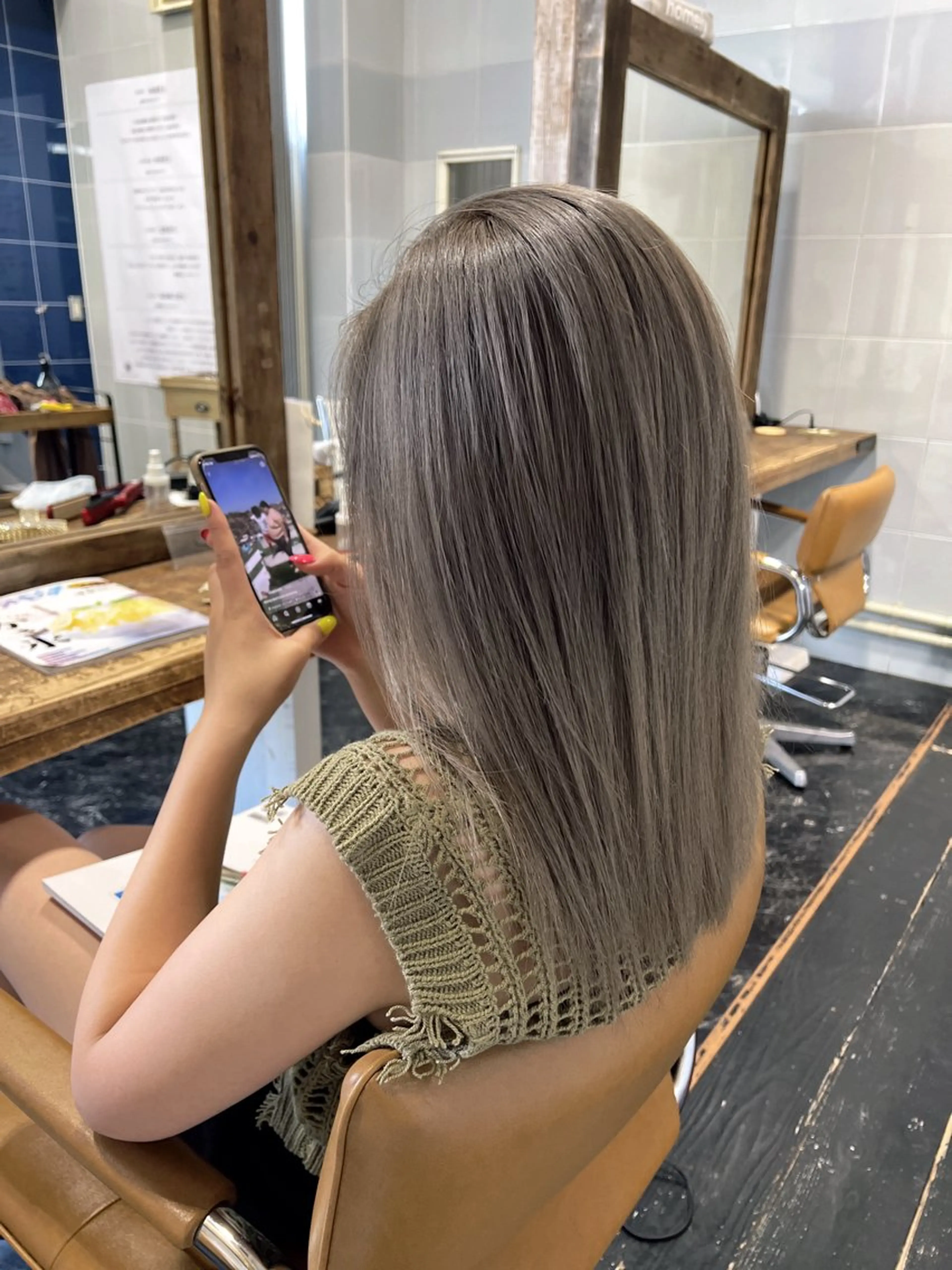 シークレットハイライト+似合わせカットの写真