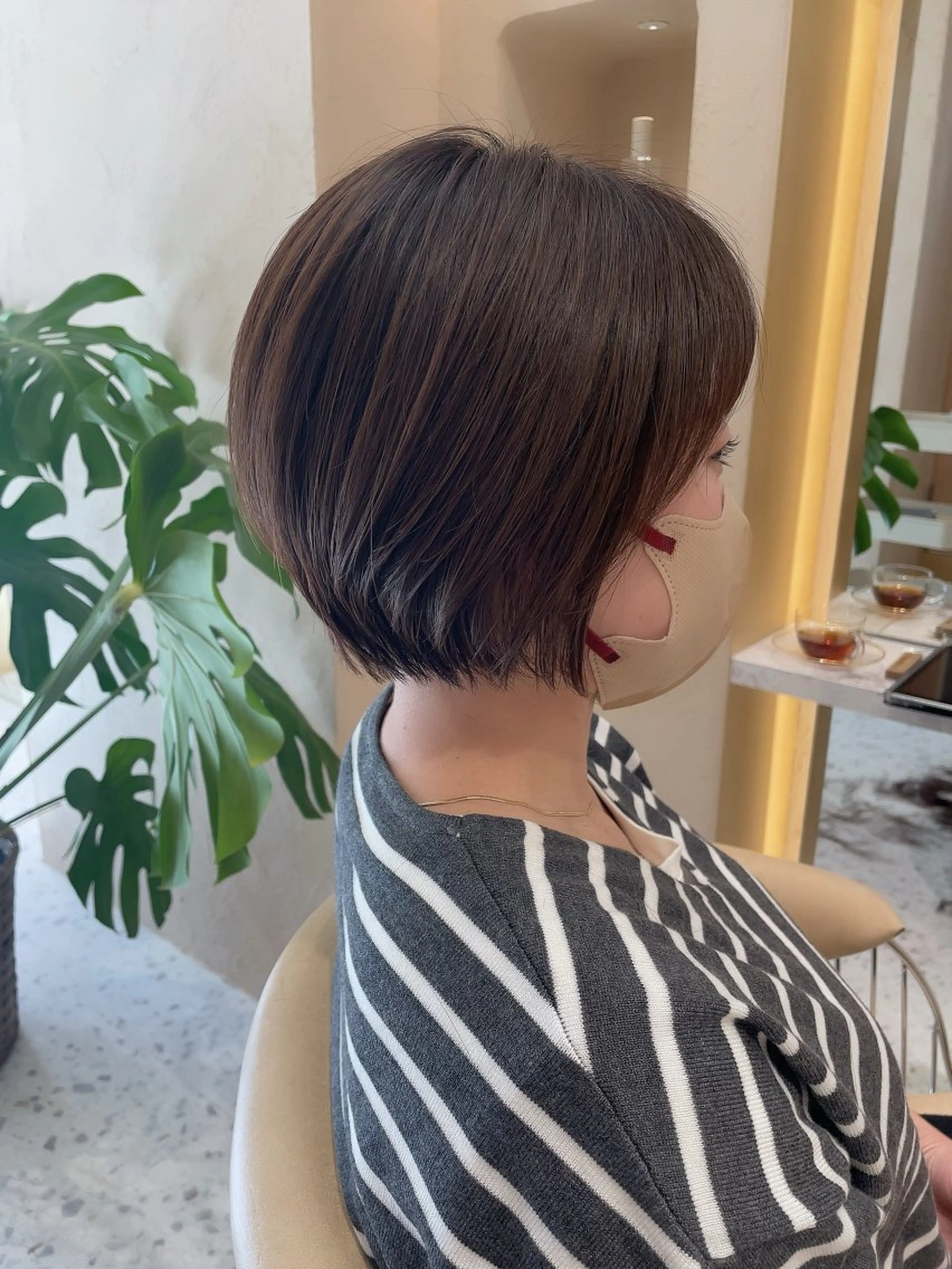 ショート カラー カット ヘアカラー トリートメント 韓国ヘア/髪質改善 /Harunaのヘアスタイル