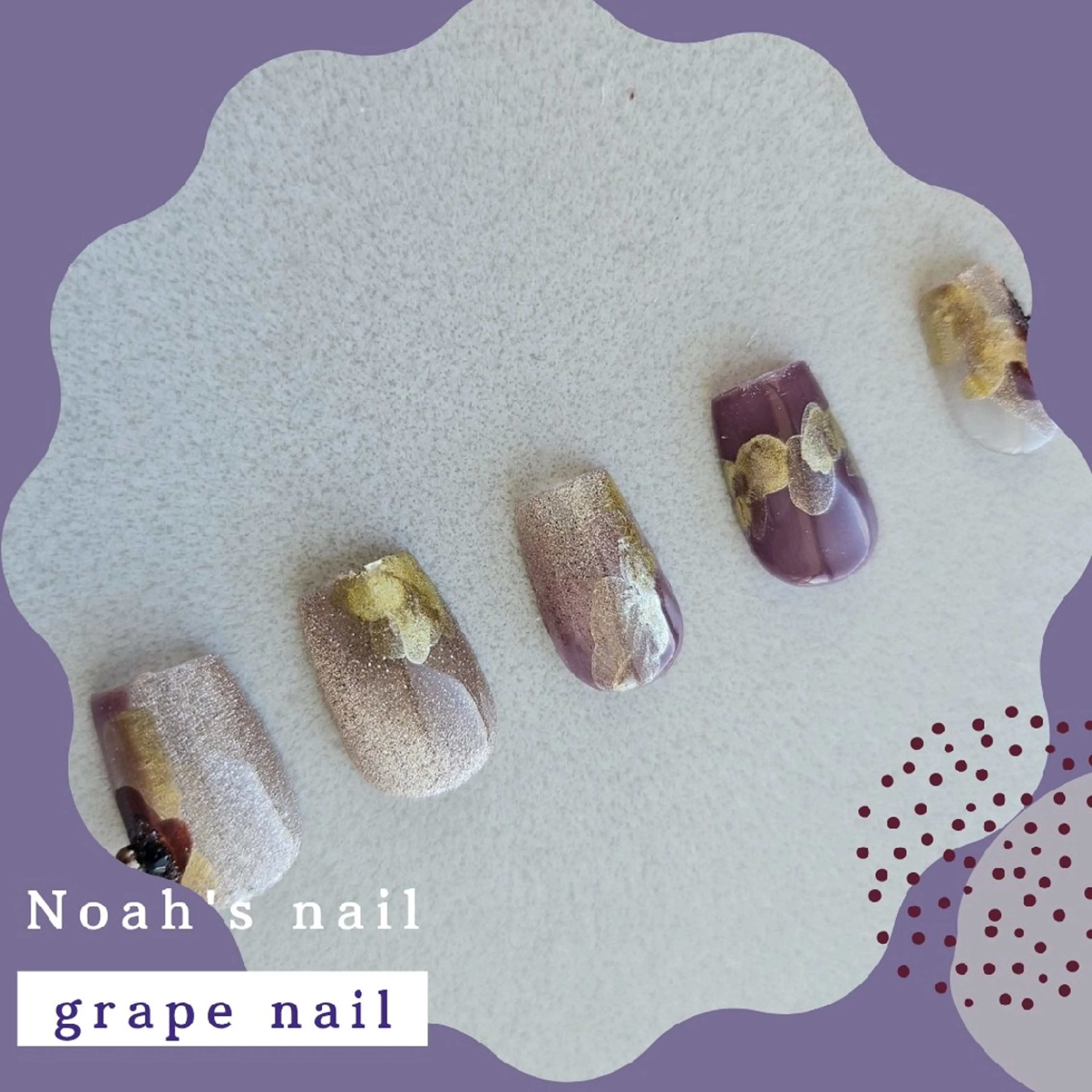 ネイル ニュアンスネイル ネイルチップ ハンドネイル Noah'snail   のネイルデザイン