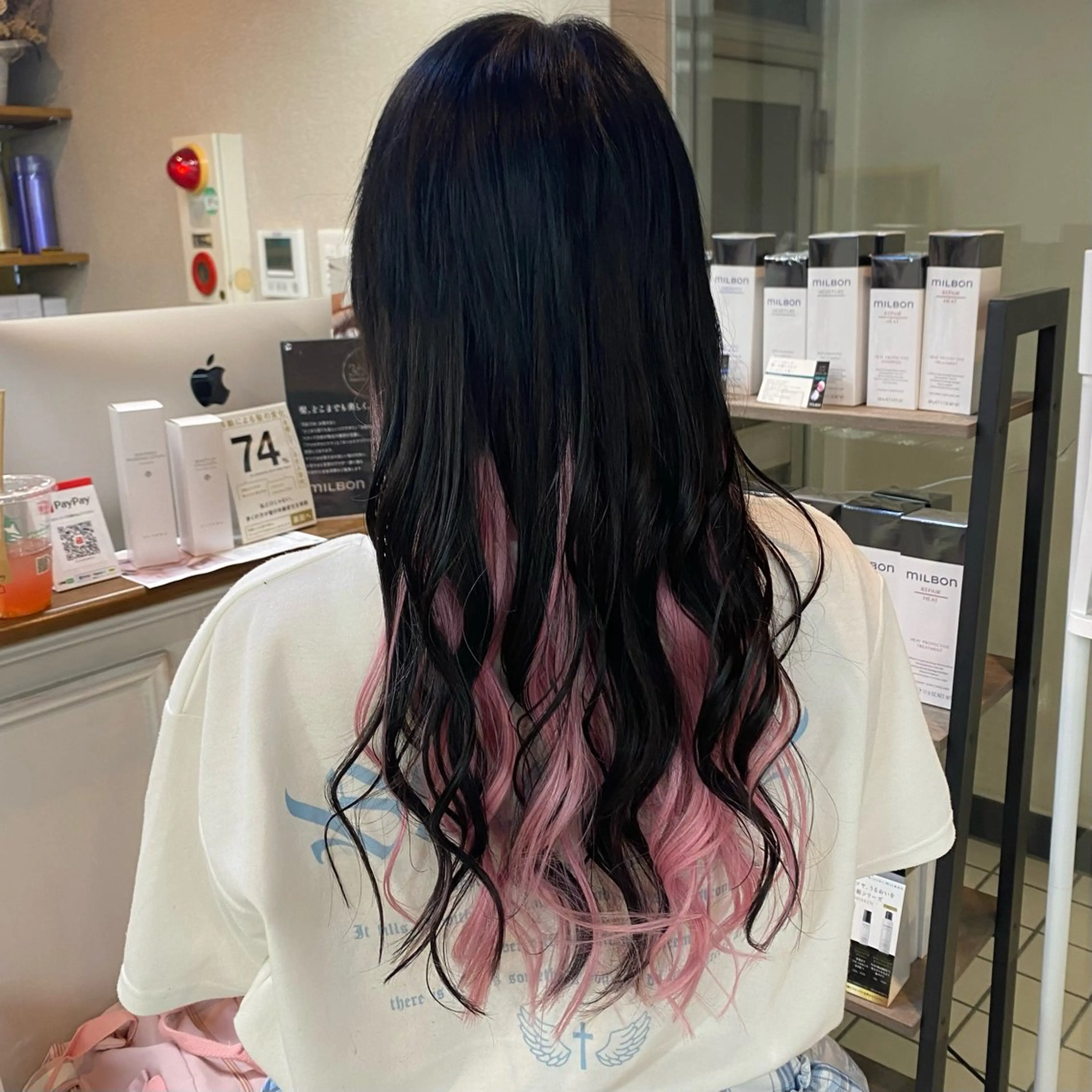 ミディアム エクステ ヘアカラー エクステ belle / Honoka🧁のヘアスタイル
