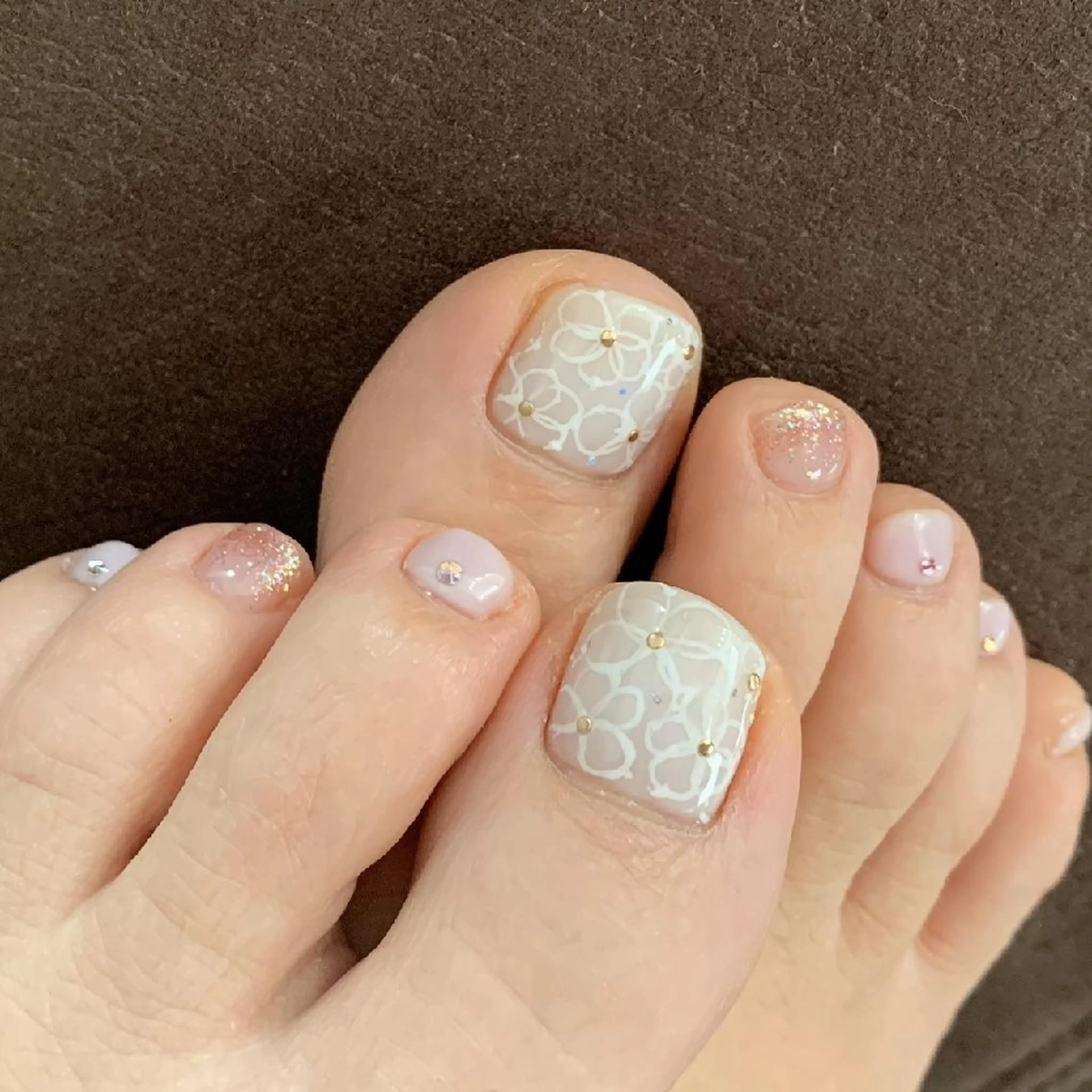 ネイル フットネイル 柴崎 美幸のネイルデザイン