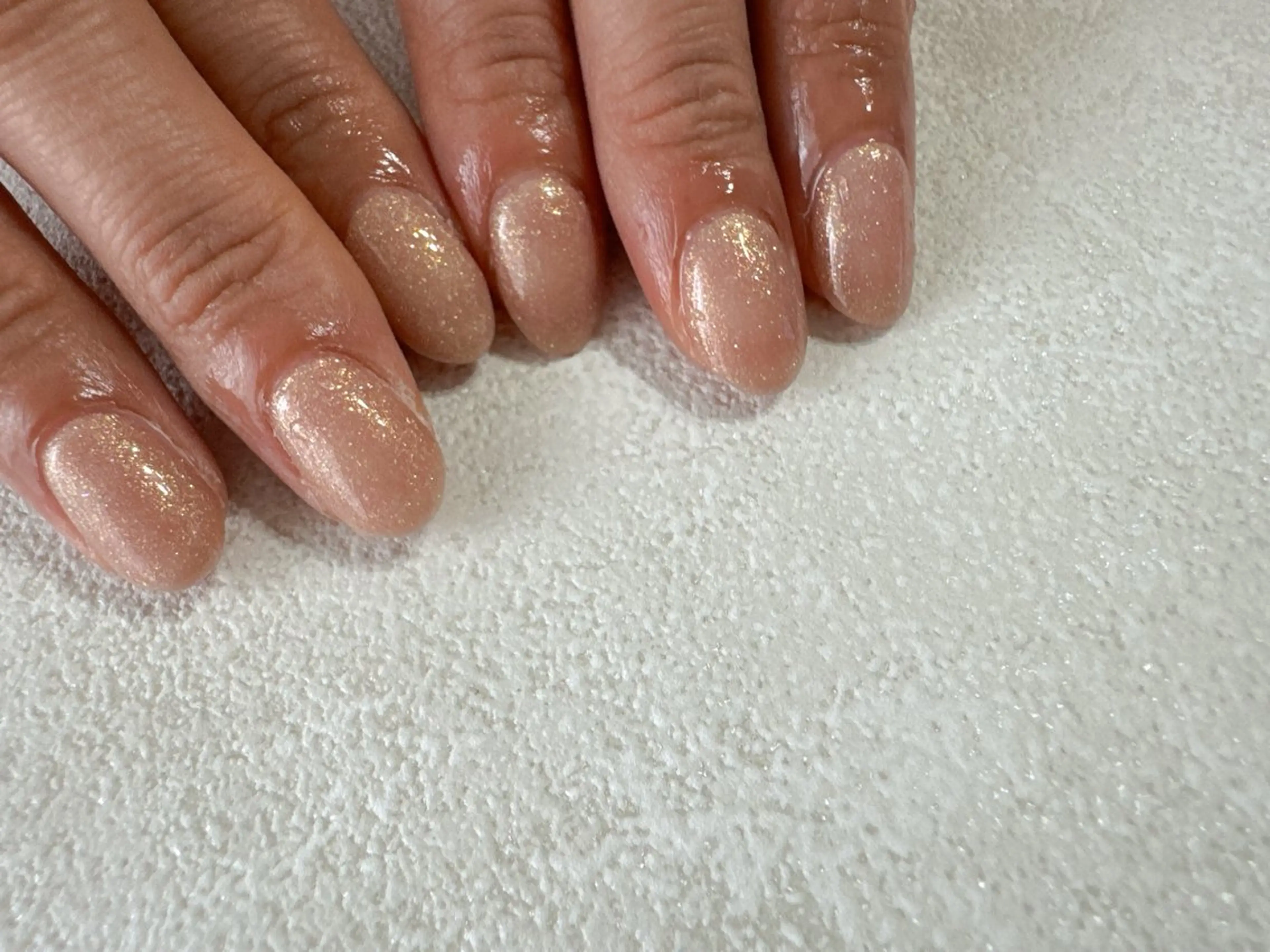 ネイル オーロラネイル フットネイル フレンチネイル ジェルネイル ラメ(グリッター) ハンドネイル kikinail 溝の口のネイルデザイン