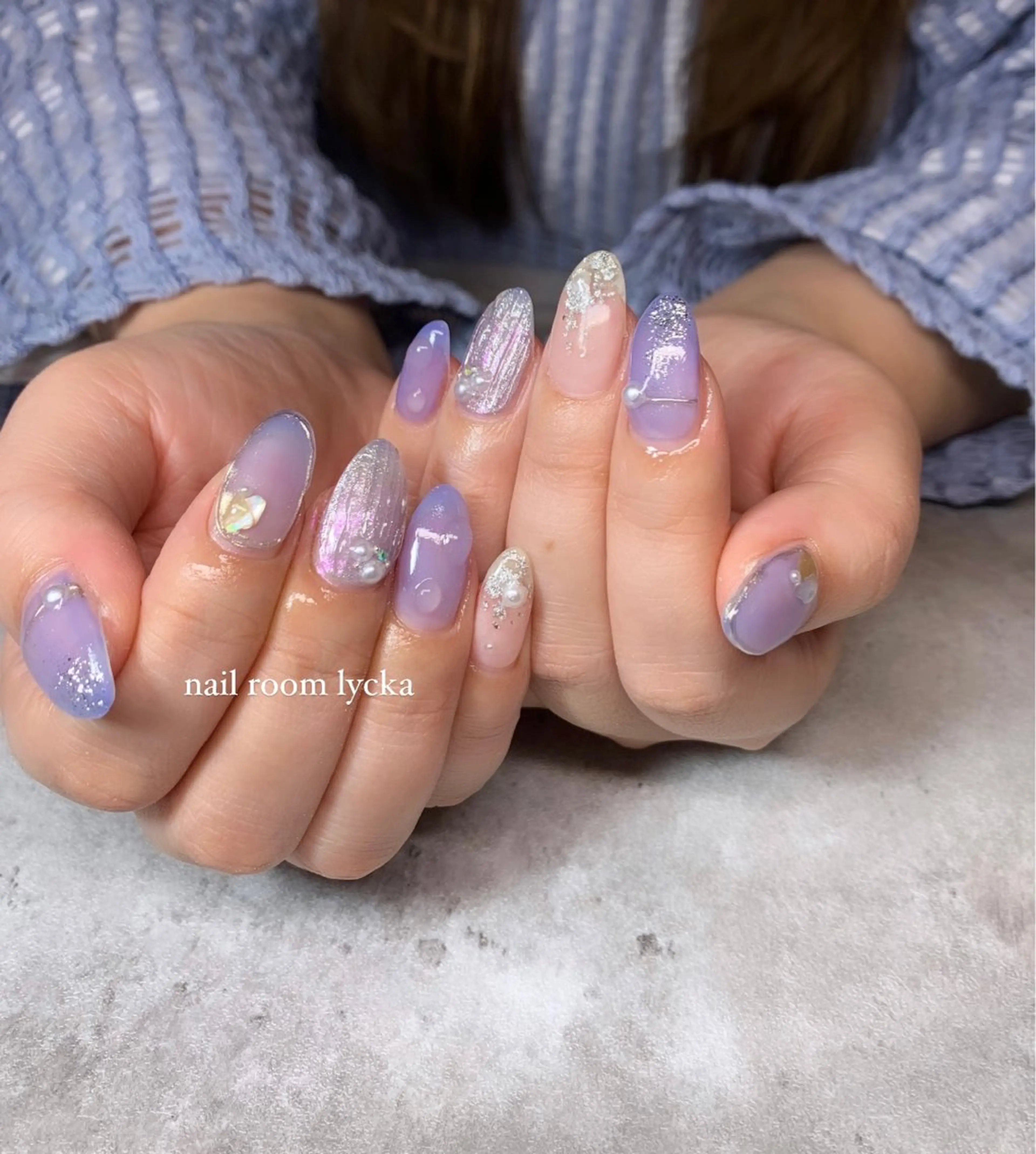 ネイル ﾈｲﾙﾙｰﾑﾘｯｶ 𝐦𝐚𝐲𝐮のネイルデザイン