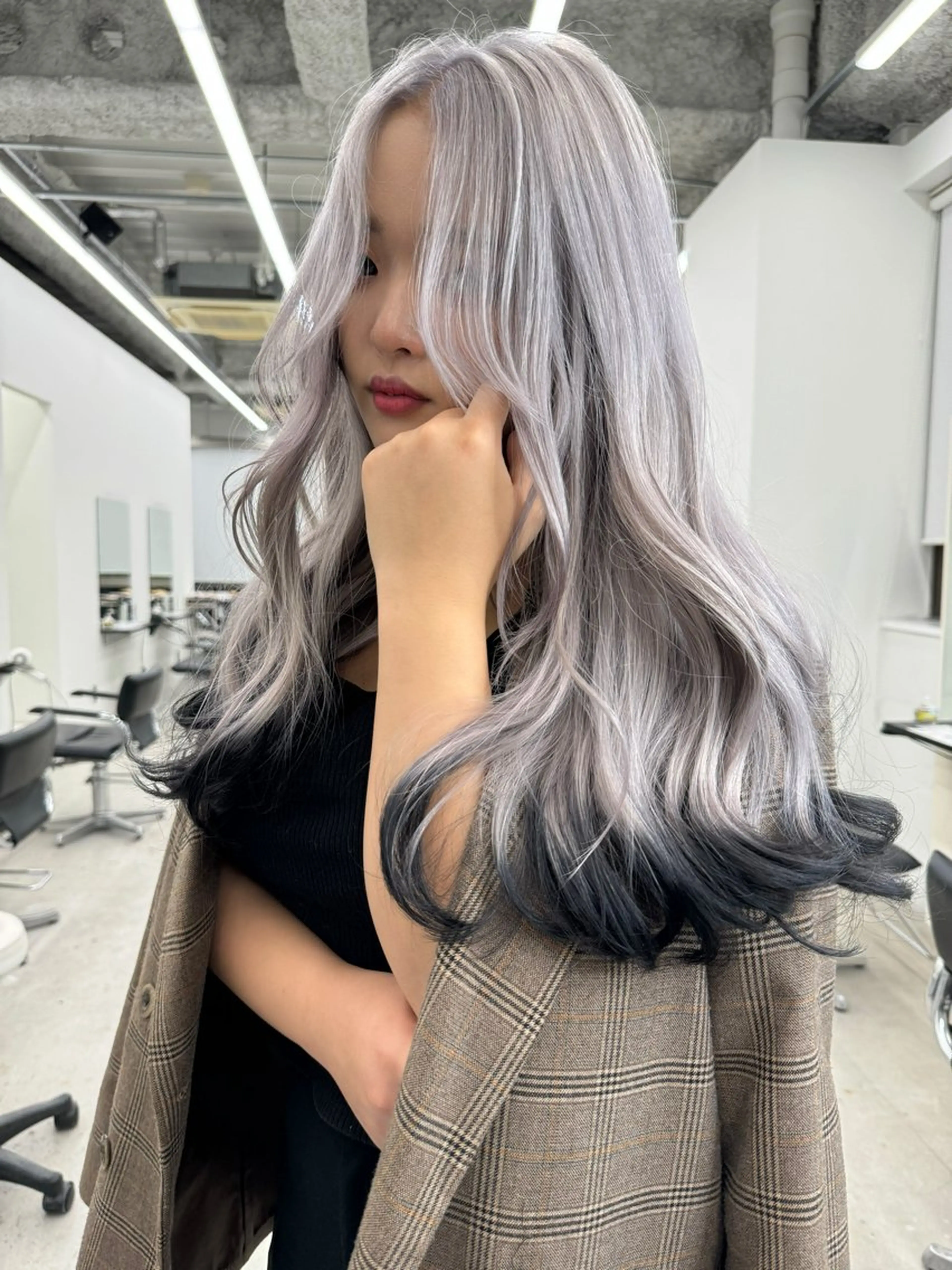 セミロング LINOET 名古屋所属・中道 晶のヘアスタイル