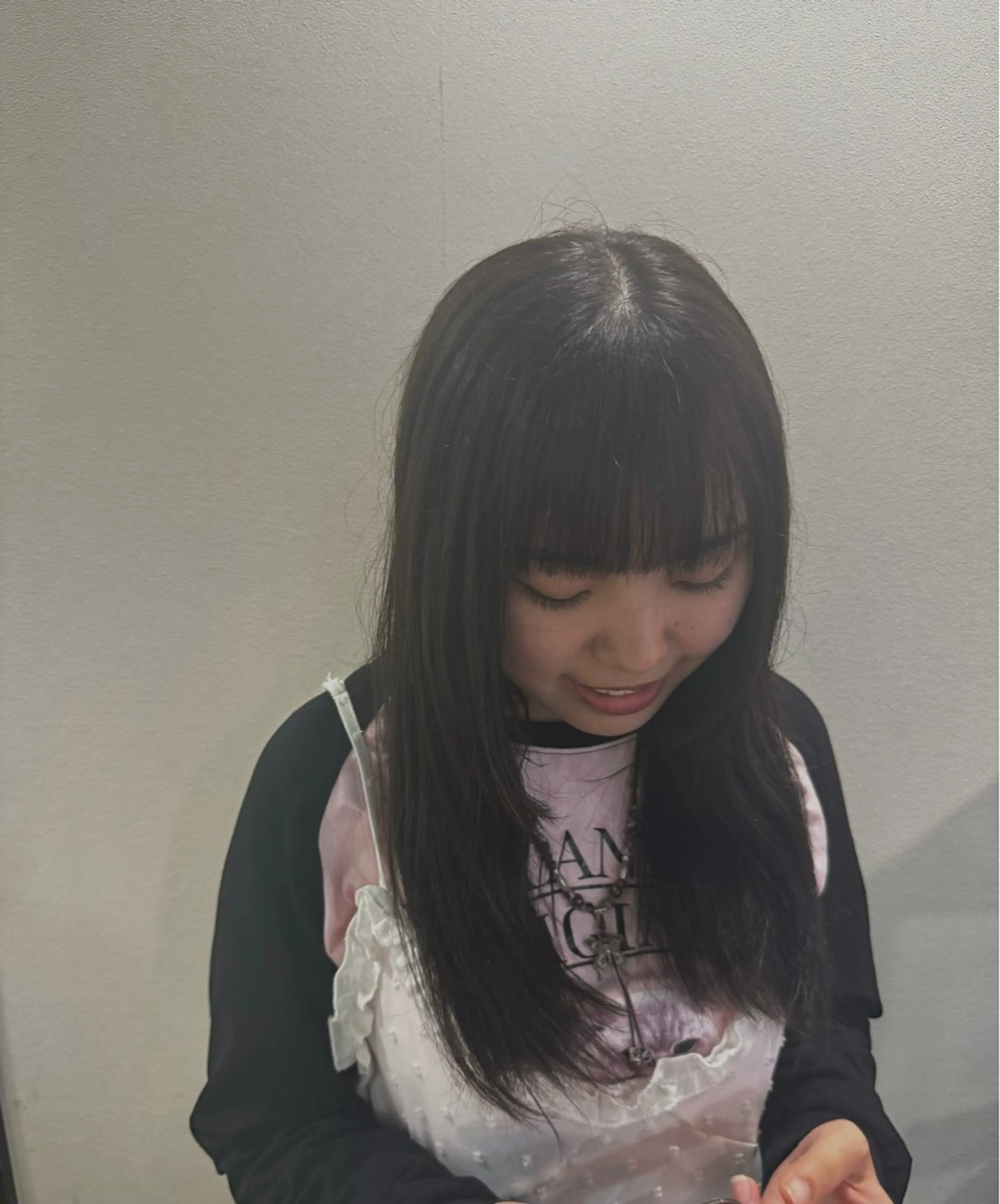 ロング ダブルカラーベージュ カラー/tuburaのヘアスタイル