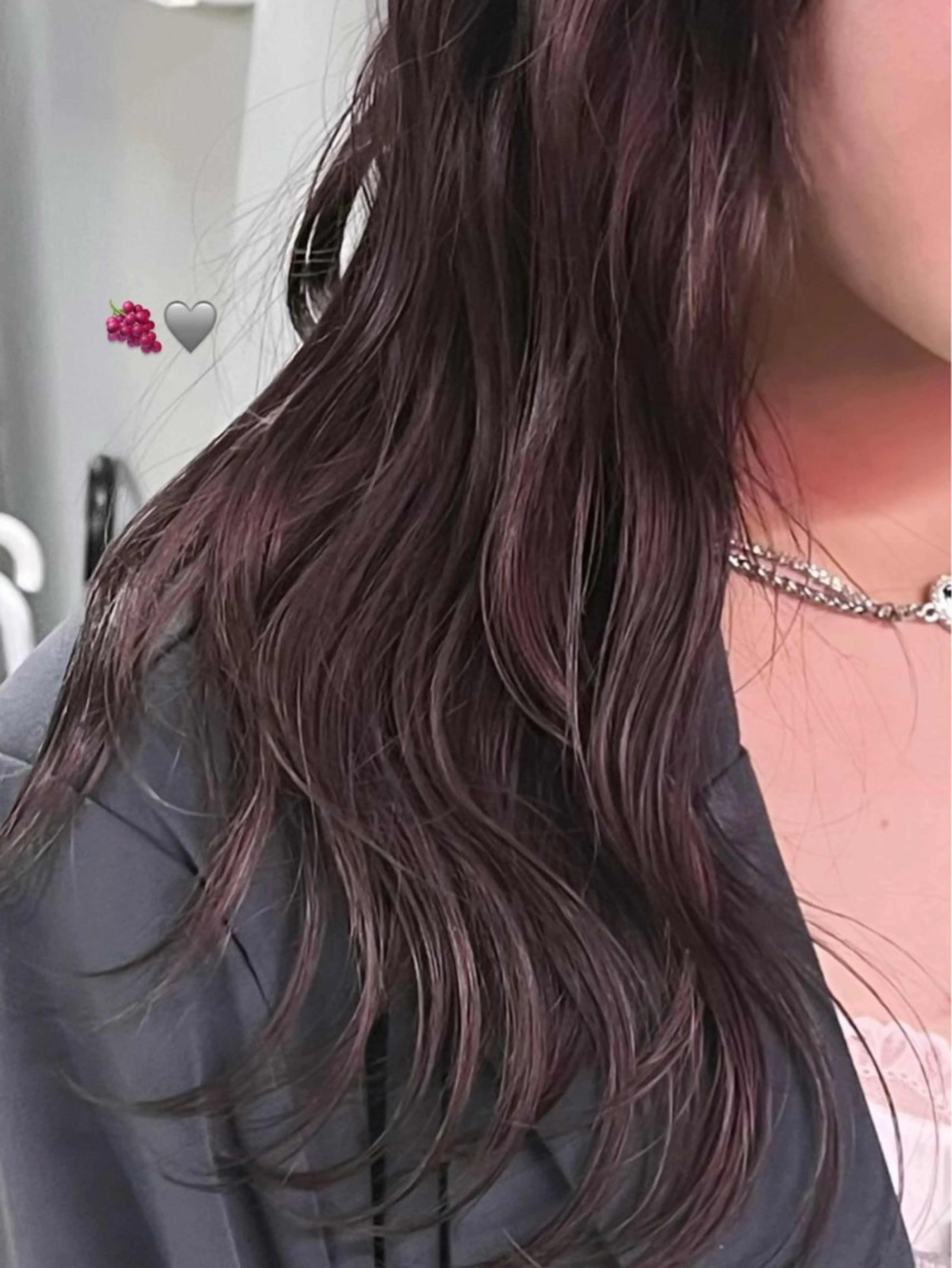ロング カット ヘアカラー col sapporo所属・あざと可愛い💓 盛れる顔まわり/uiのヘアスタイル