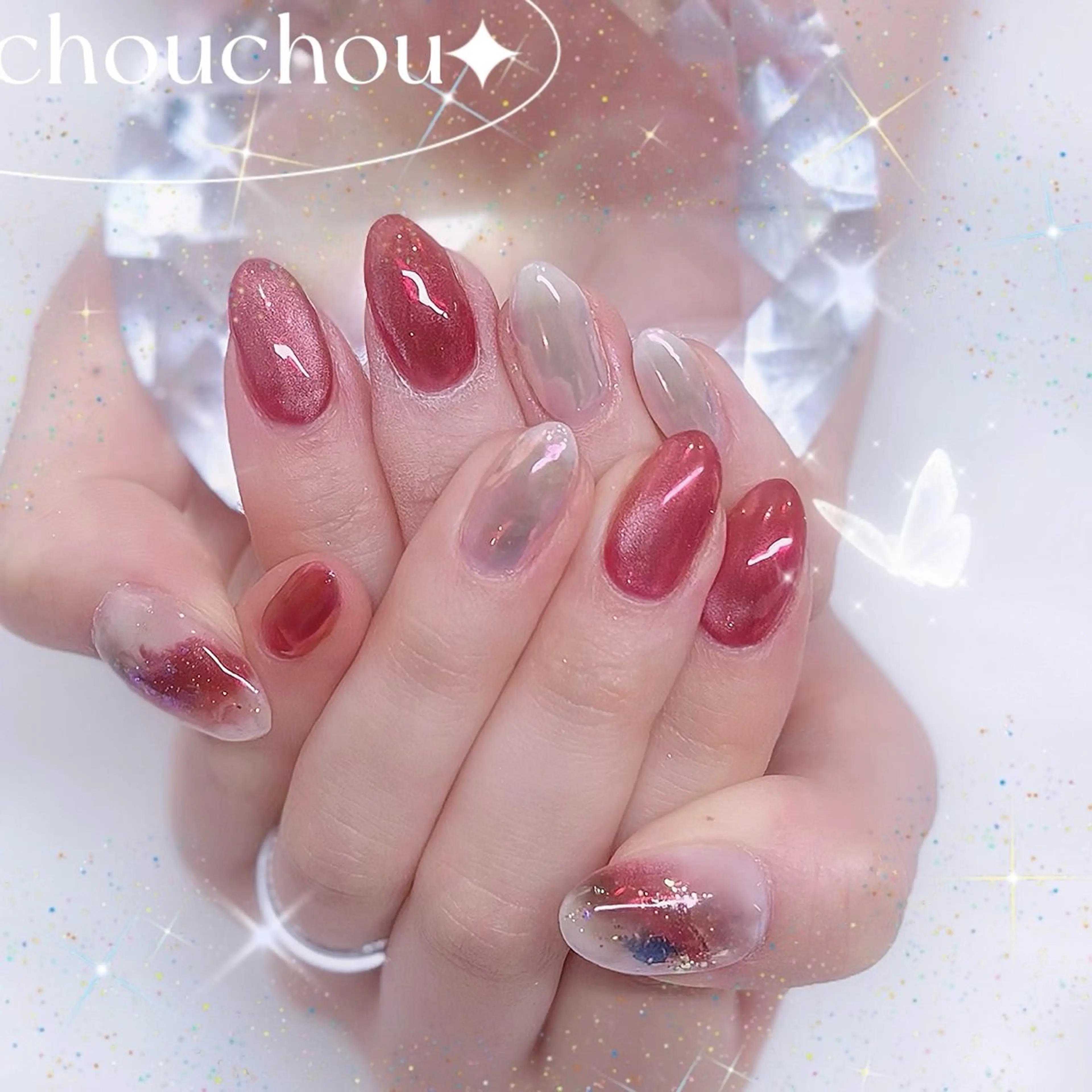 ネイル ハンドネイル La chouchou所属・透明感/フィルイン/ 亀戸5分ラシュシュのネイルデザイン