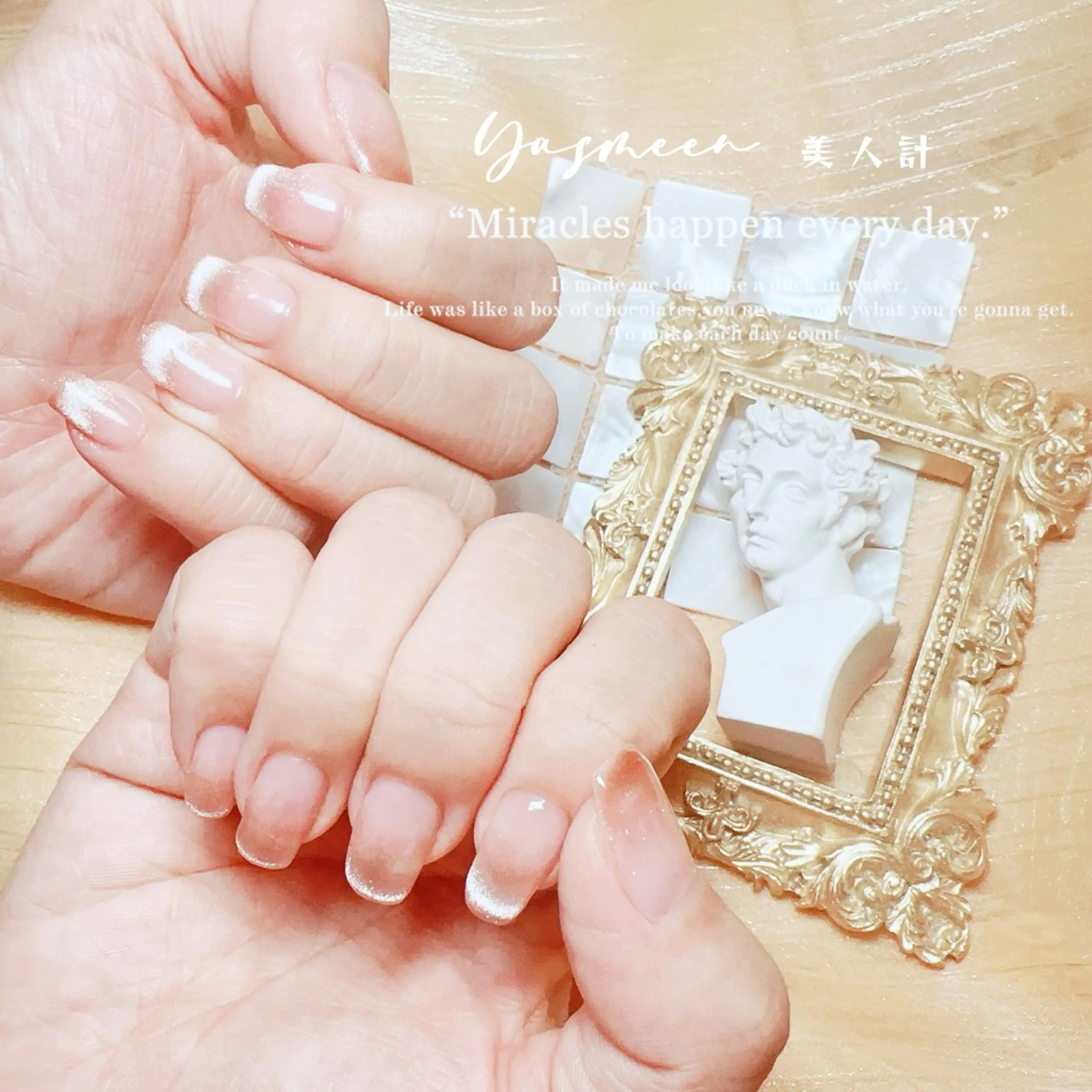 ネイル マグネットネイル 美人計ネイルサロン所属・中山 美月のネイルデザイン