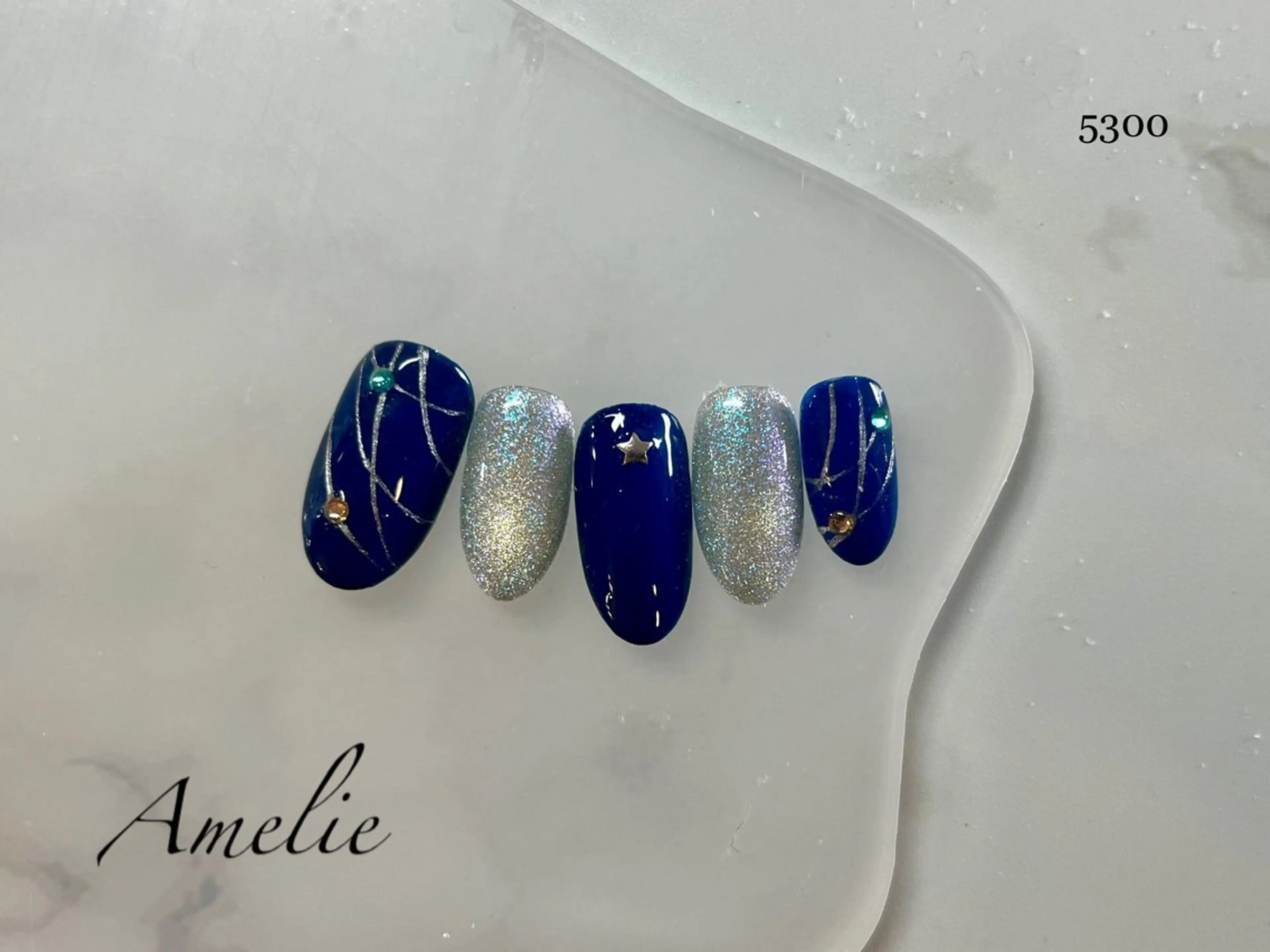 ネイル ハンドネイル いちじゅう あおいのネイルデザイン