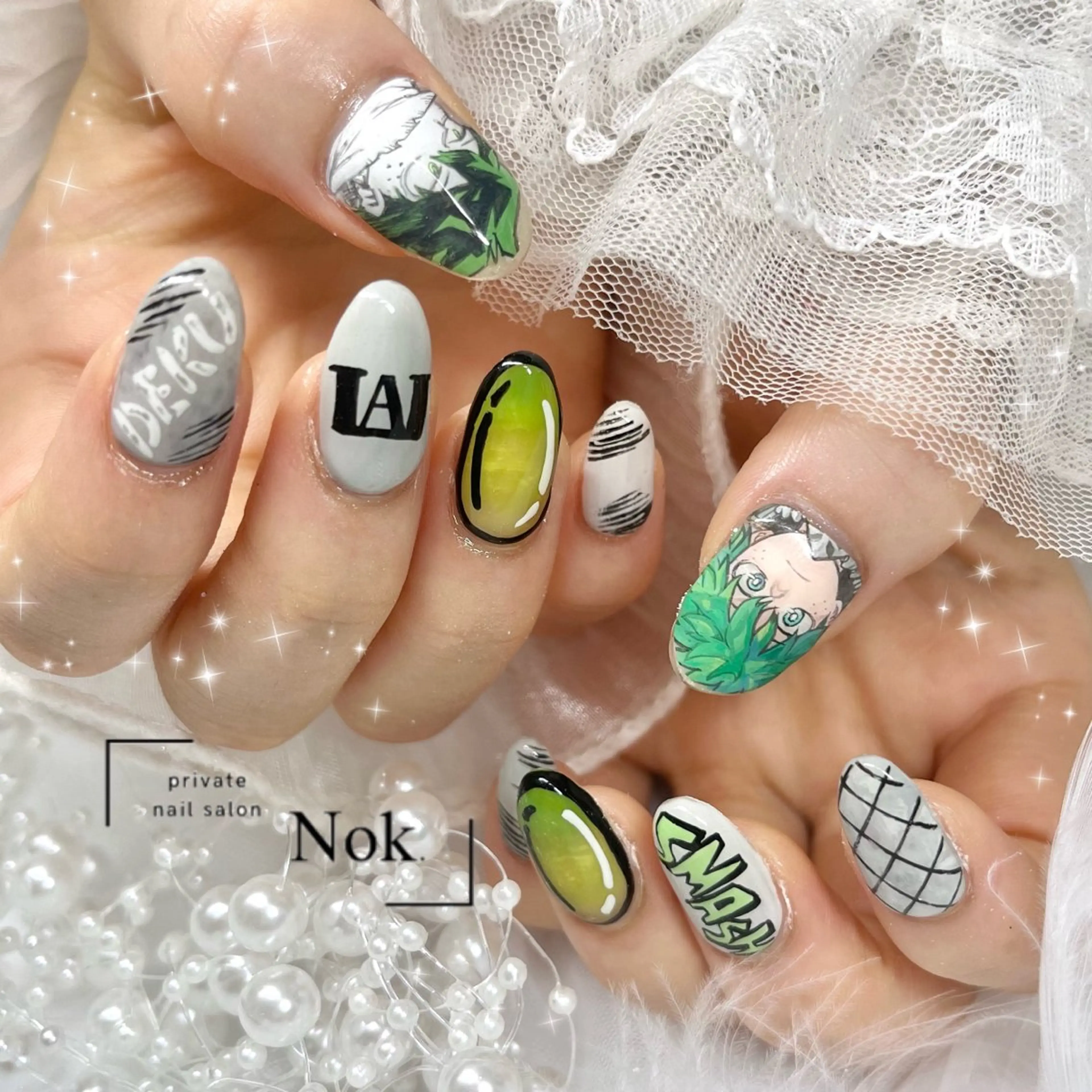 ネイル ハンドネイル 池袋痛ネイル Nok. 渡辺のネイルデザイン