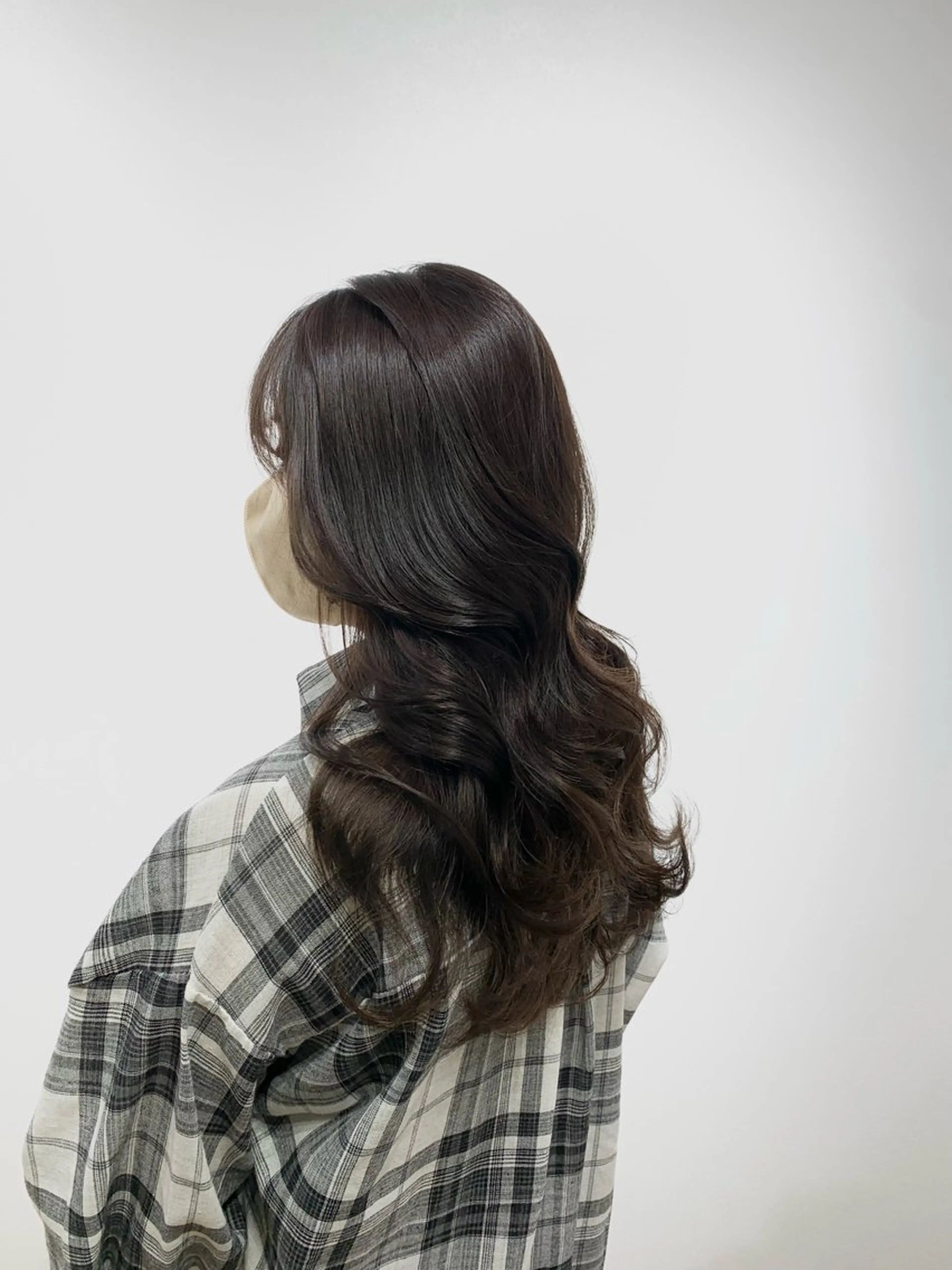 ロング カラー ヘアアレンジ キヨミ 韓国レイヤーカットのヘアスタイル