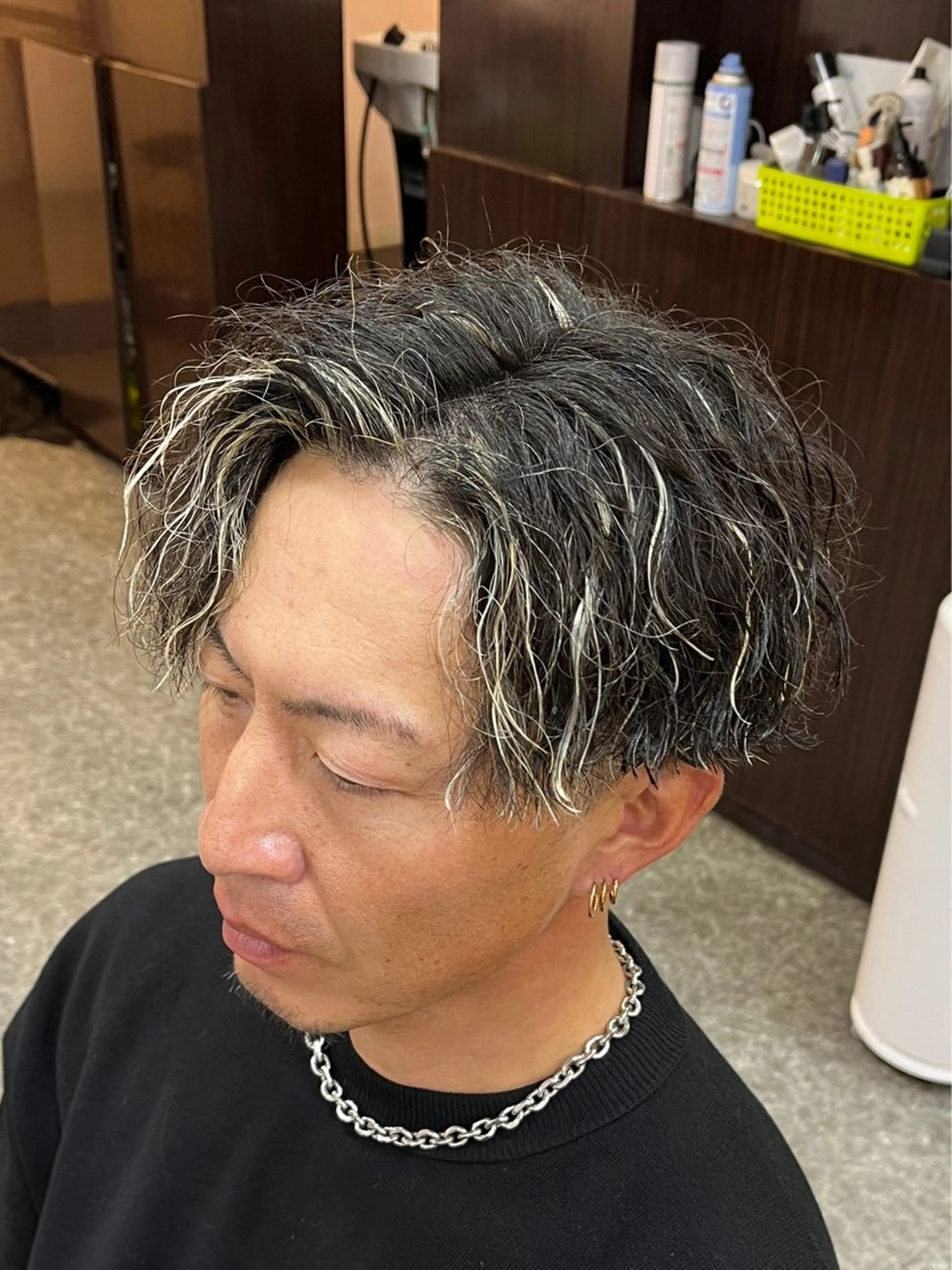 ミディアム パーマ CuMARi所属・🌈福本 裕也🌈のヘアスタイル