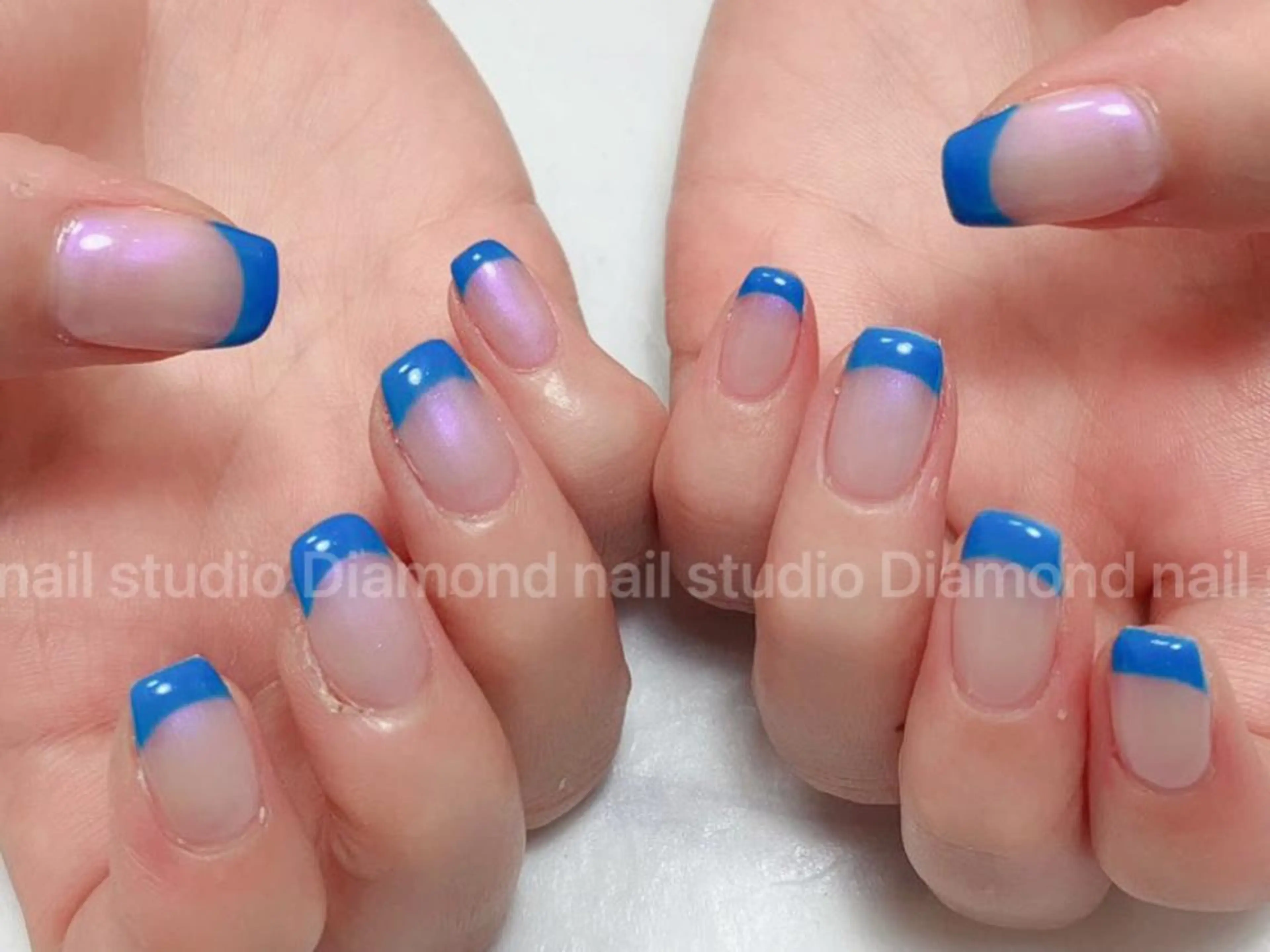 ネイル フレンチネイル DIAMOND Nail🍒のネイルデザイン