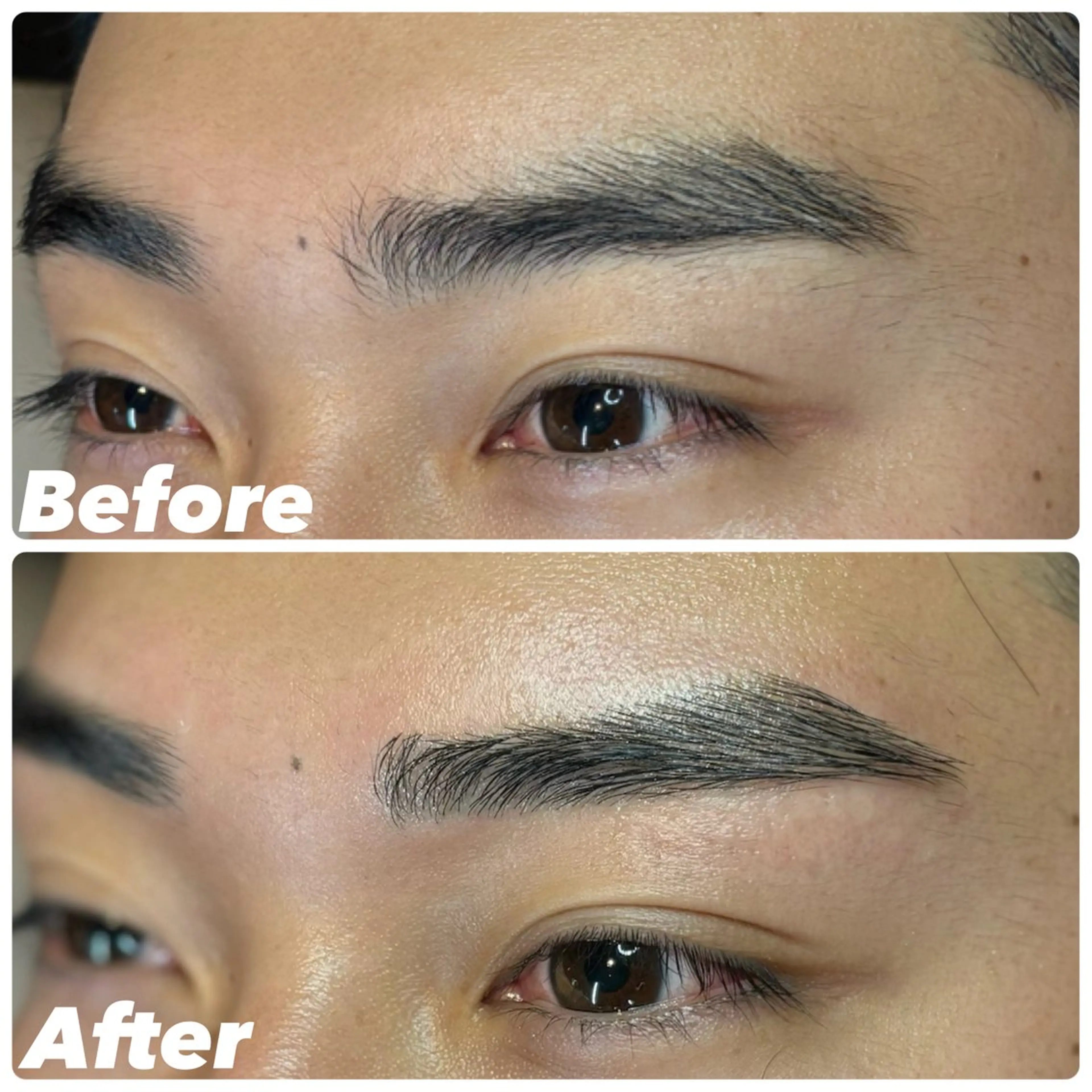 メンズ眉毛Wax +間引き(毛量調整) 5,500円の写真