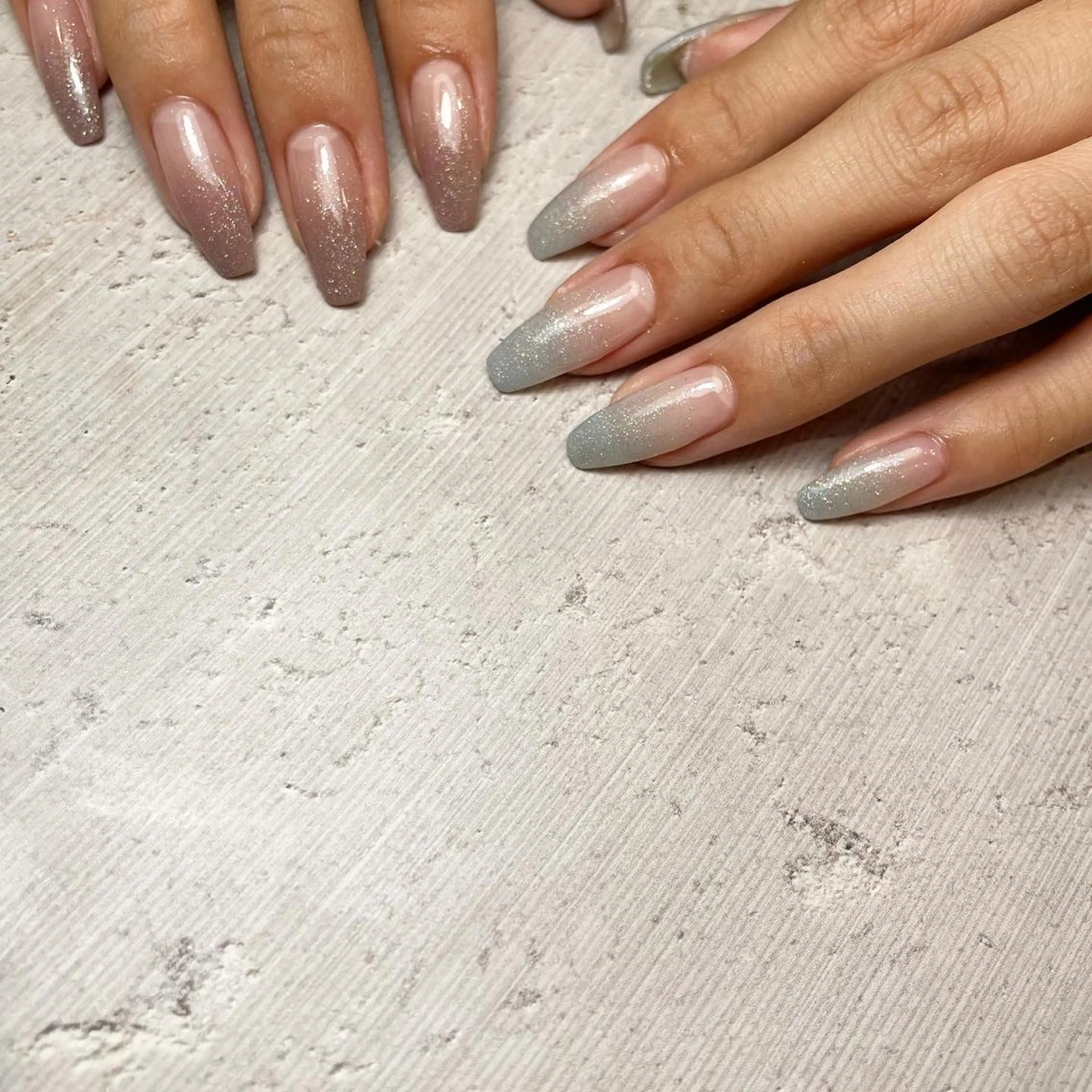 ロング ネイル グラデーション nail&eyelash mate所属・京都/東向日/桂 ayumiのネイルデザイン