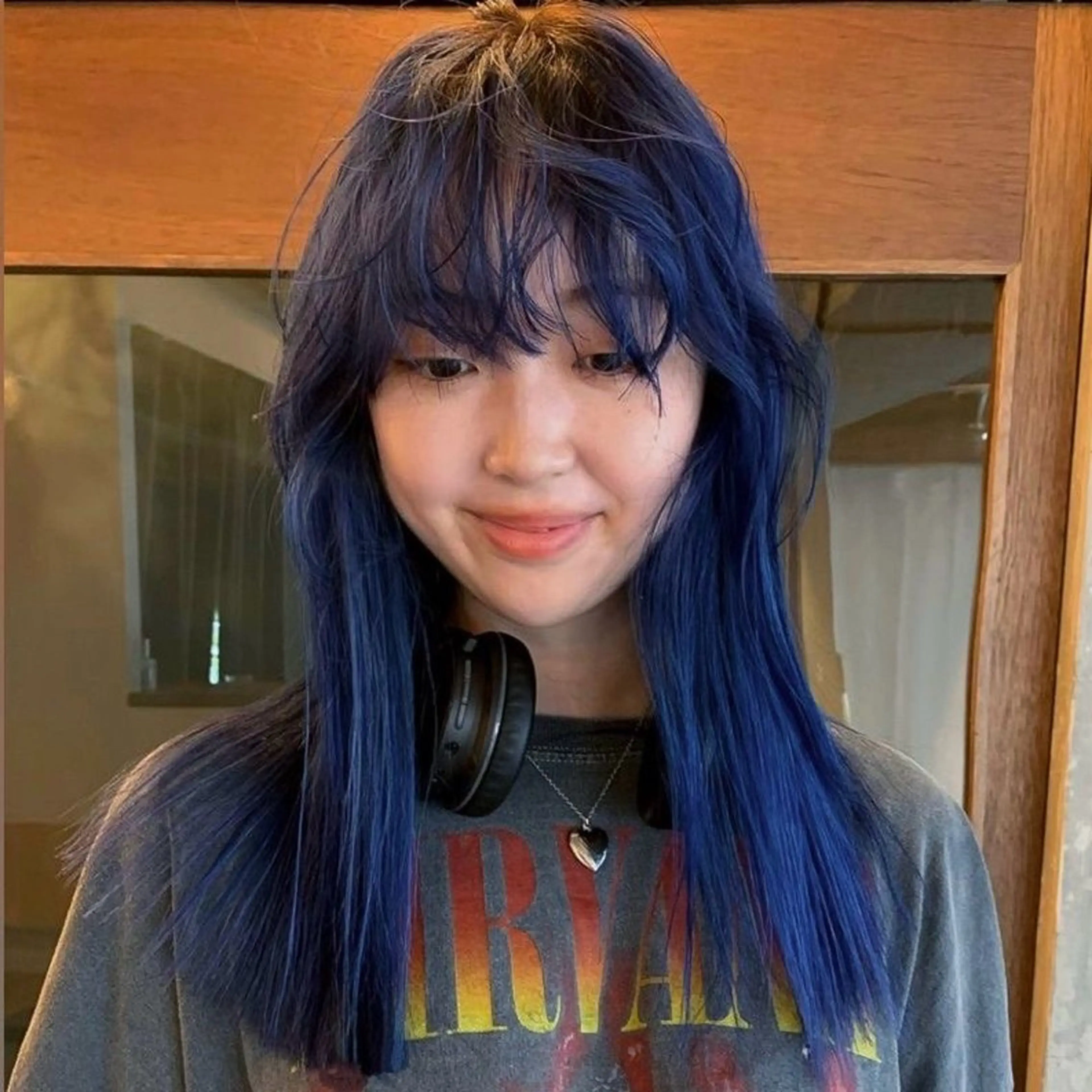 カラー ブルーカラー 透明感カラー FILMS /香楓のヘアスタイル