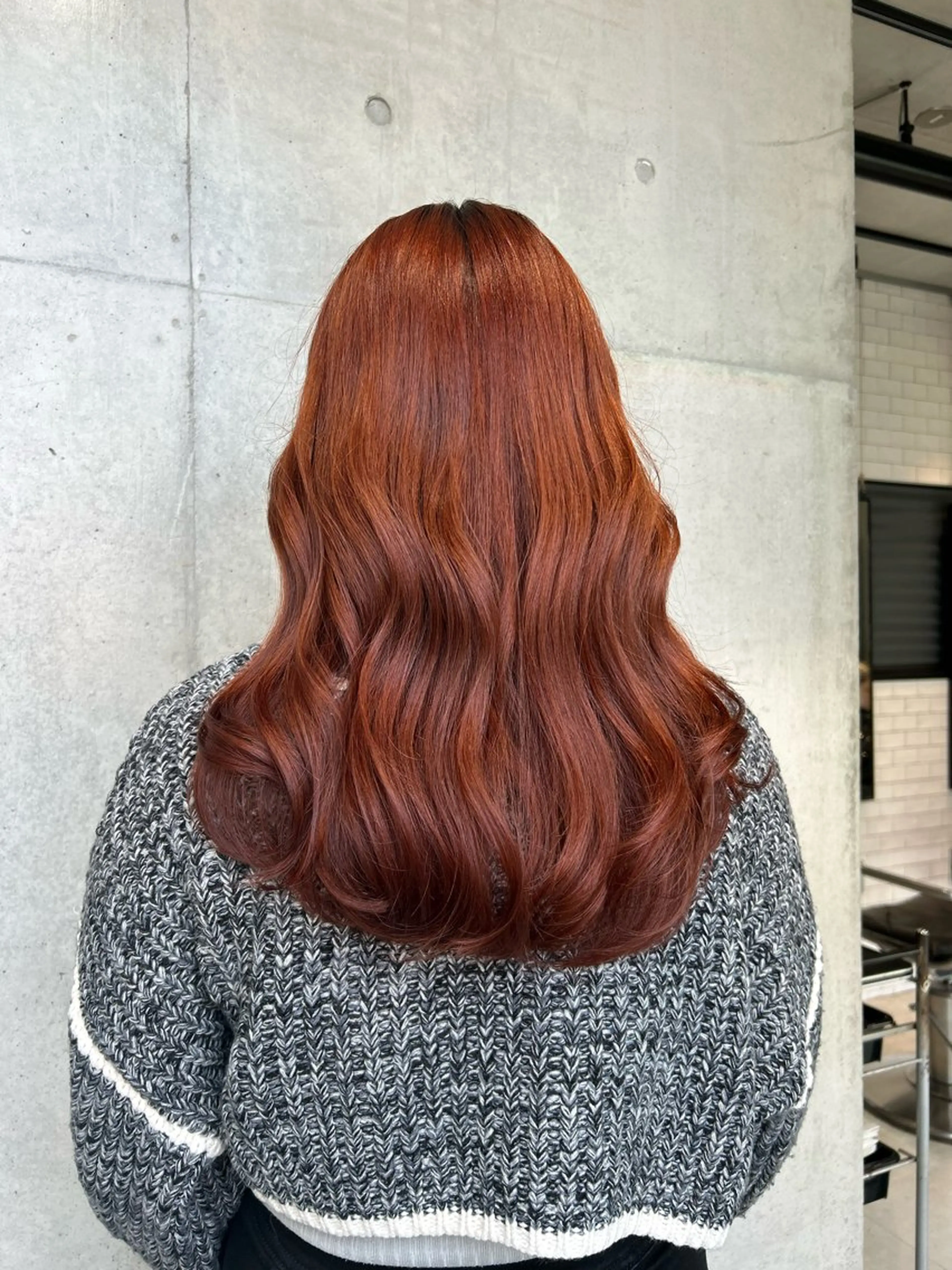 ロング カラー ヘアアレンジ ヘアカラー トリートメント ボブ艶モテカラー🫧 カリンのヘアスタイル