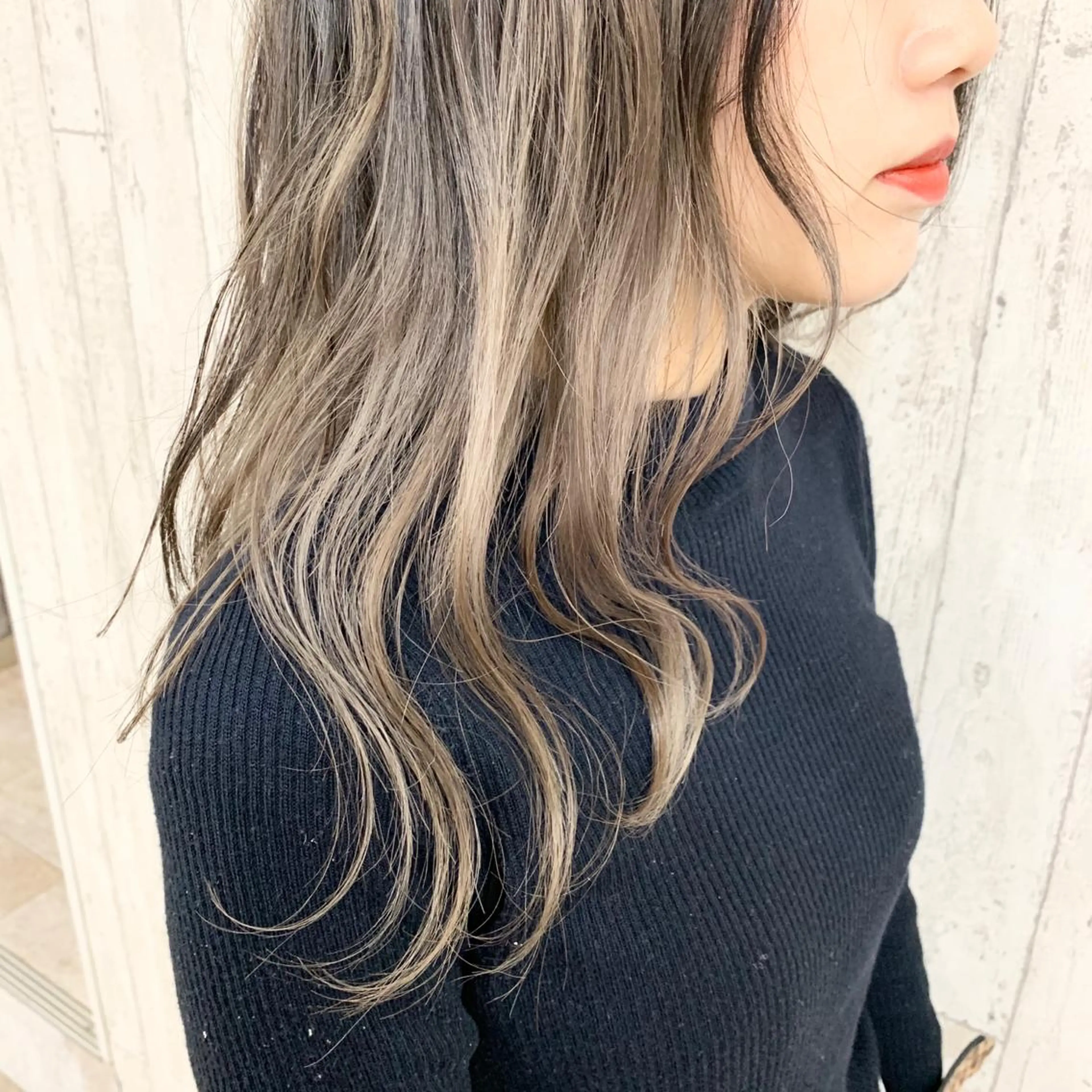 セミロング カラー 🌿nudeカラー/ レイヤー/藤原🌿のヘアスタイル