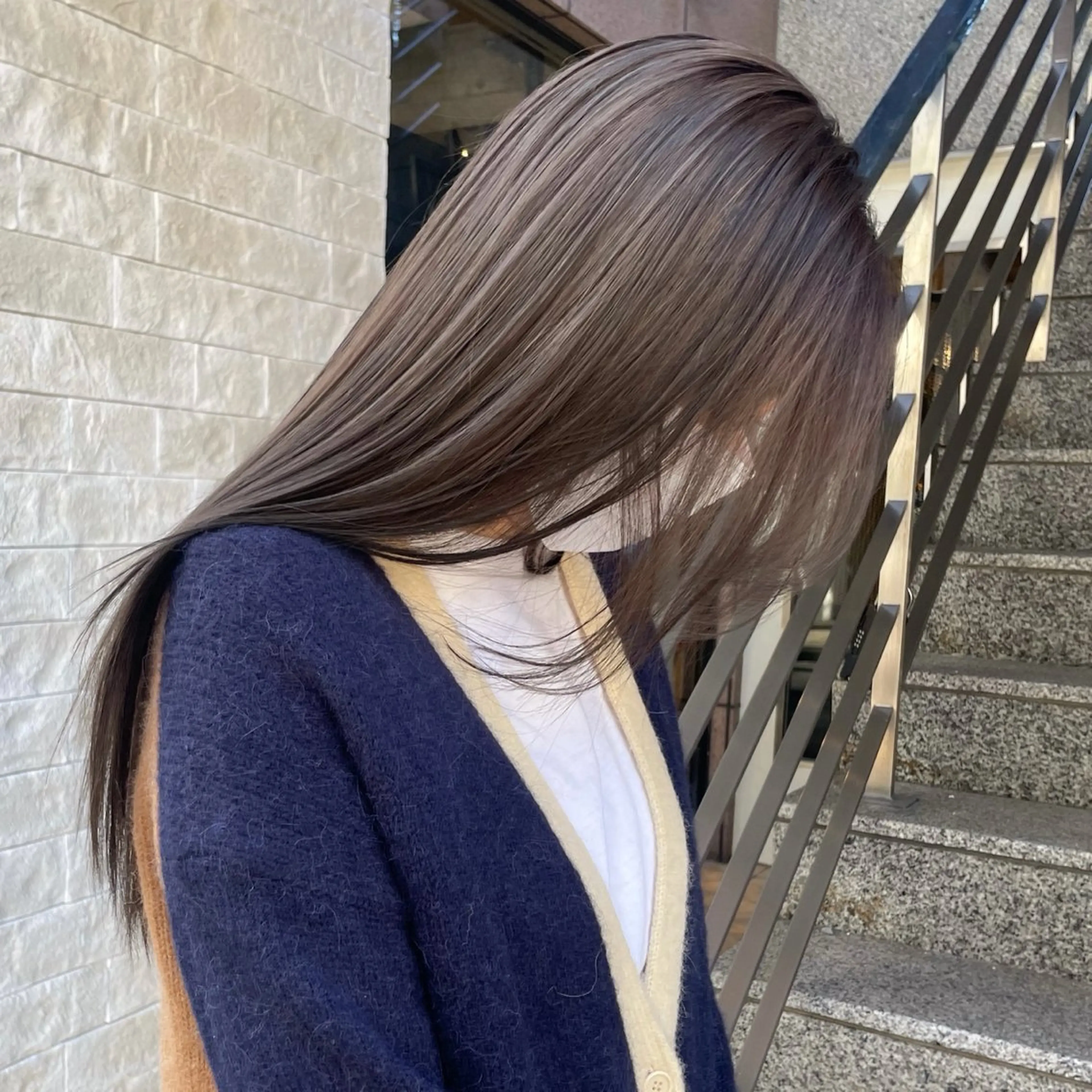 ロング カラー 艶カラー×似合わせ カットshihomiのヘアスタイル