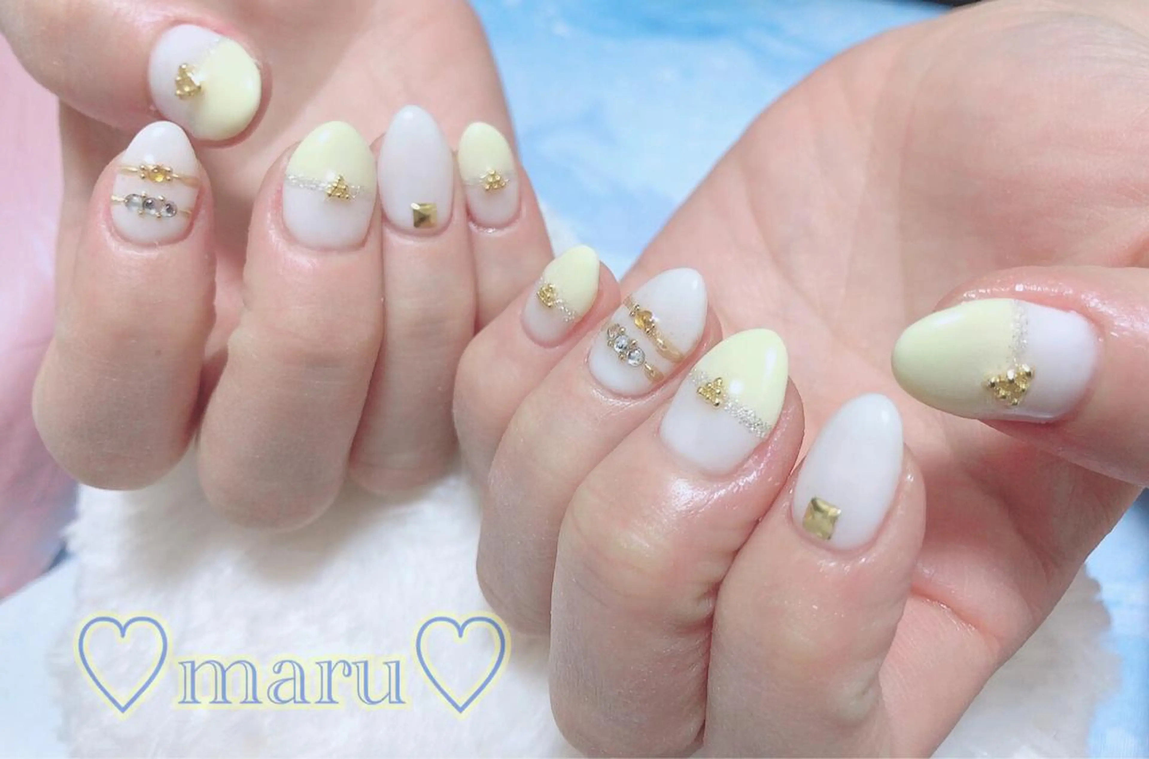 ネイル ハンドネイル フットネイル まるみ ♡のネイルデザイン