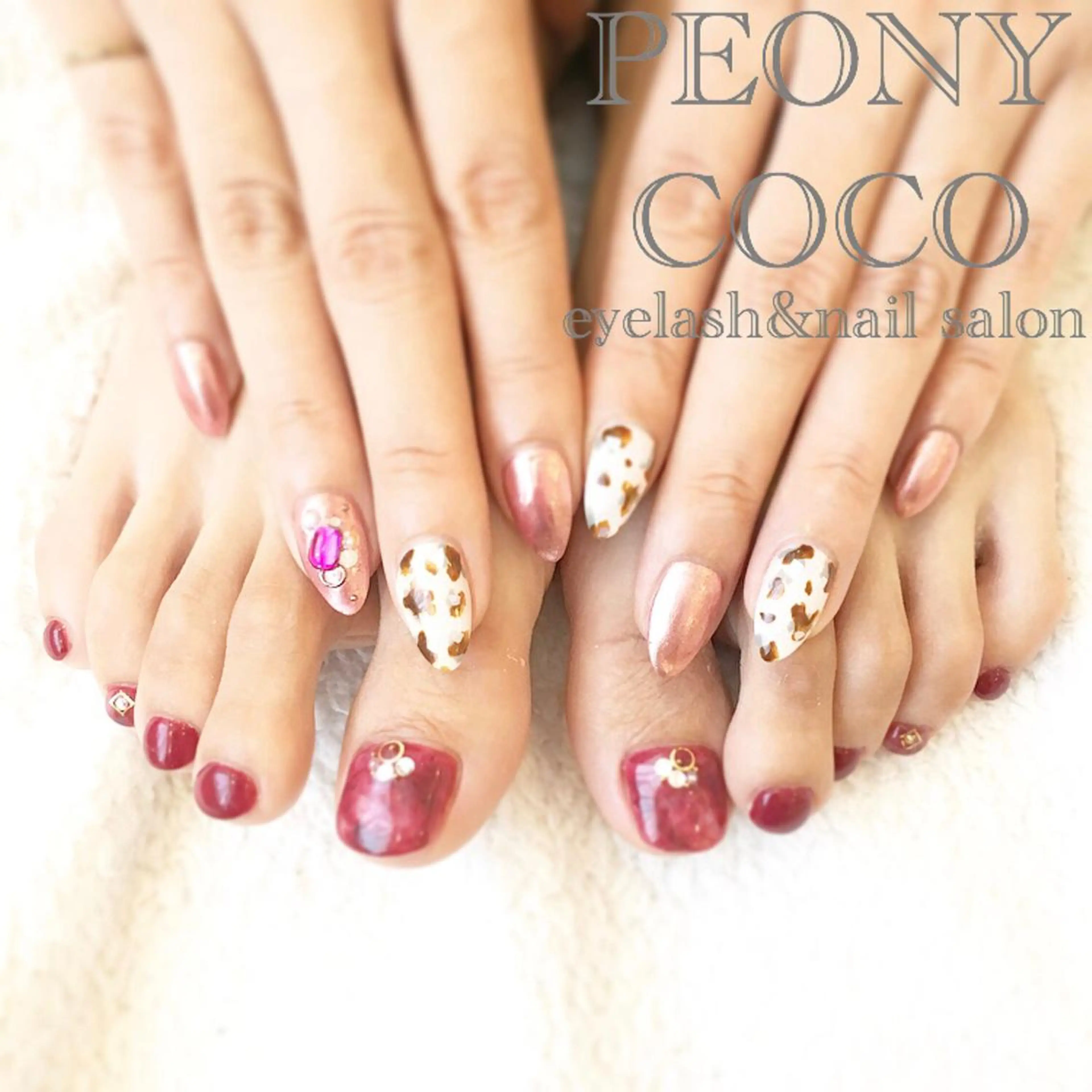 セミロング ネイル マツエク・マツパ Beauty salon STELLA所属・STELLA 大西南帆のマツエク・マツパデザイン